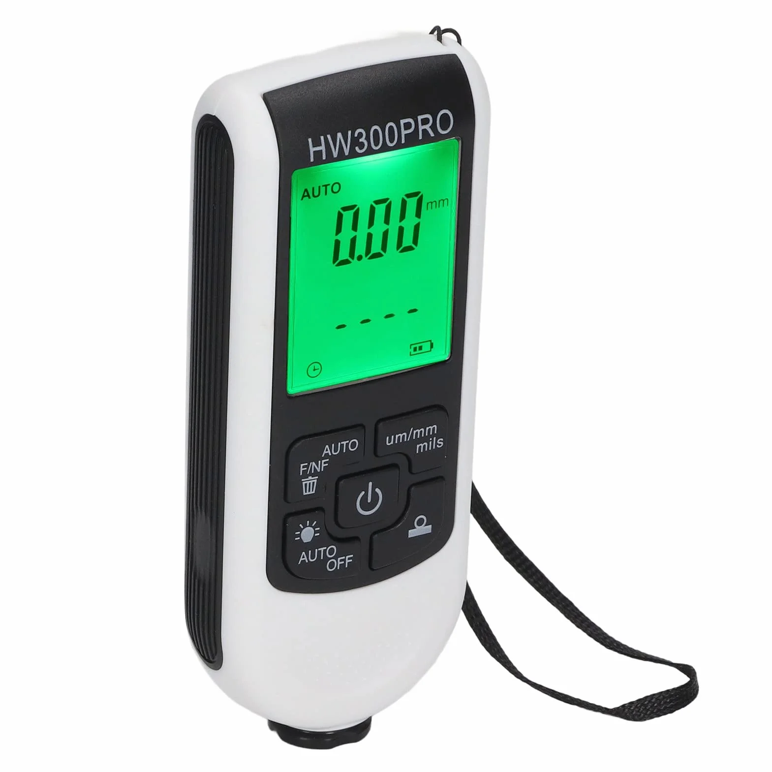 Cyfrowy Miernik Grubości Powłoki Tester Miernika Grubości Lakieru dla Przemysłu Samochodowego i Laboratoryjnego (WHITE)