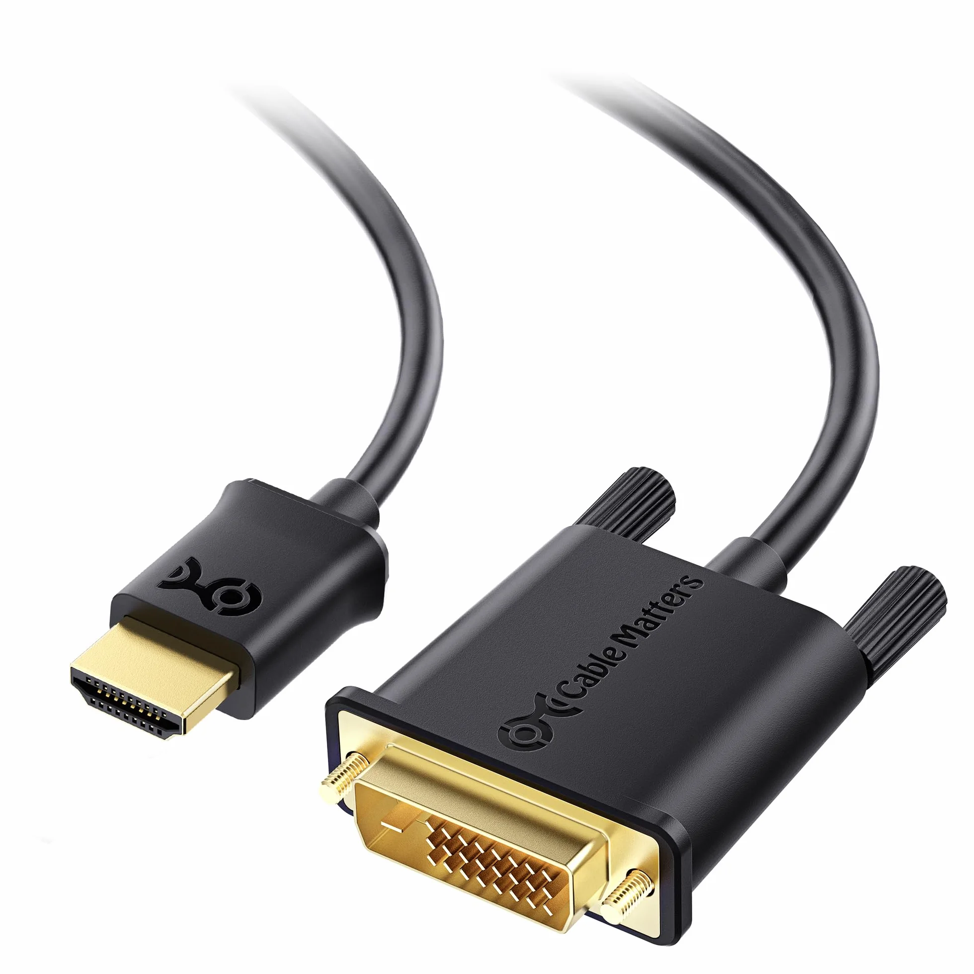 Cable Matters CL3 dwukierunkowy kabel HDMI do DVI (DVI do HDMI) 1,8 m