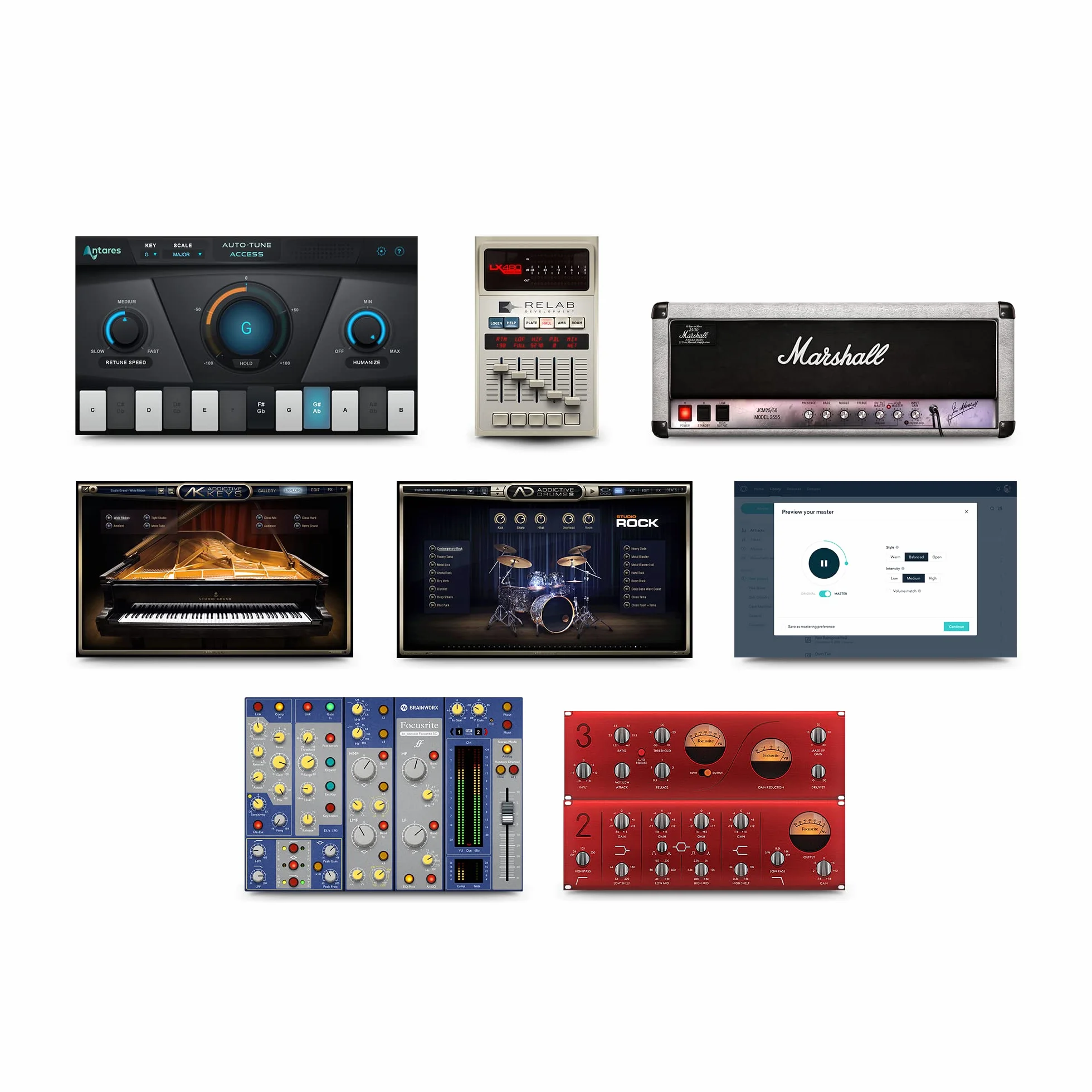 Focusrite Scarlett OctoPre Dynamic ośmiokanałowy mikrofon z konwersją A-D/D-A i kompresją analogową