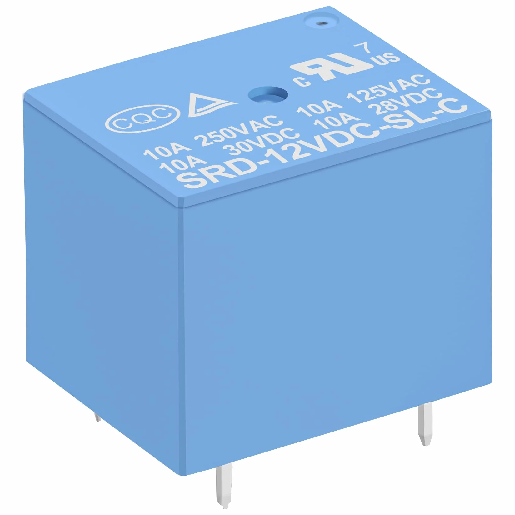 Heschen Przekaźnik płyty PC SRD-12VDC-SL-C DC 12V cewka SPDT 10A 250VAC 5-pinowe zaciski 2 szt