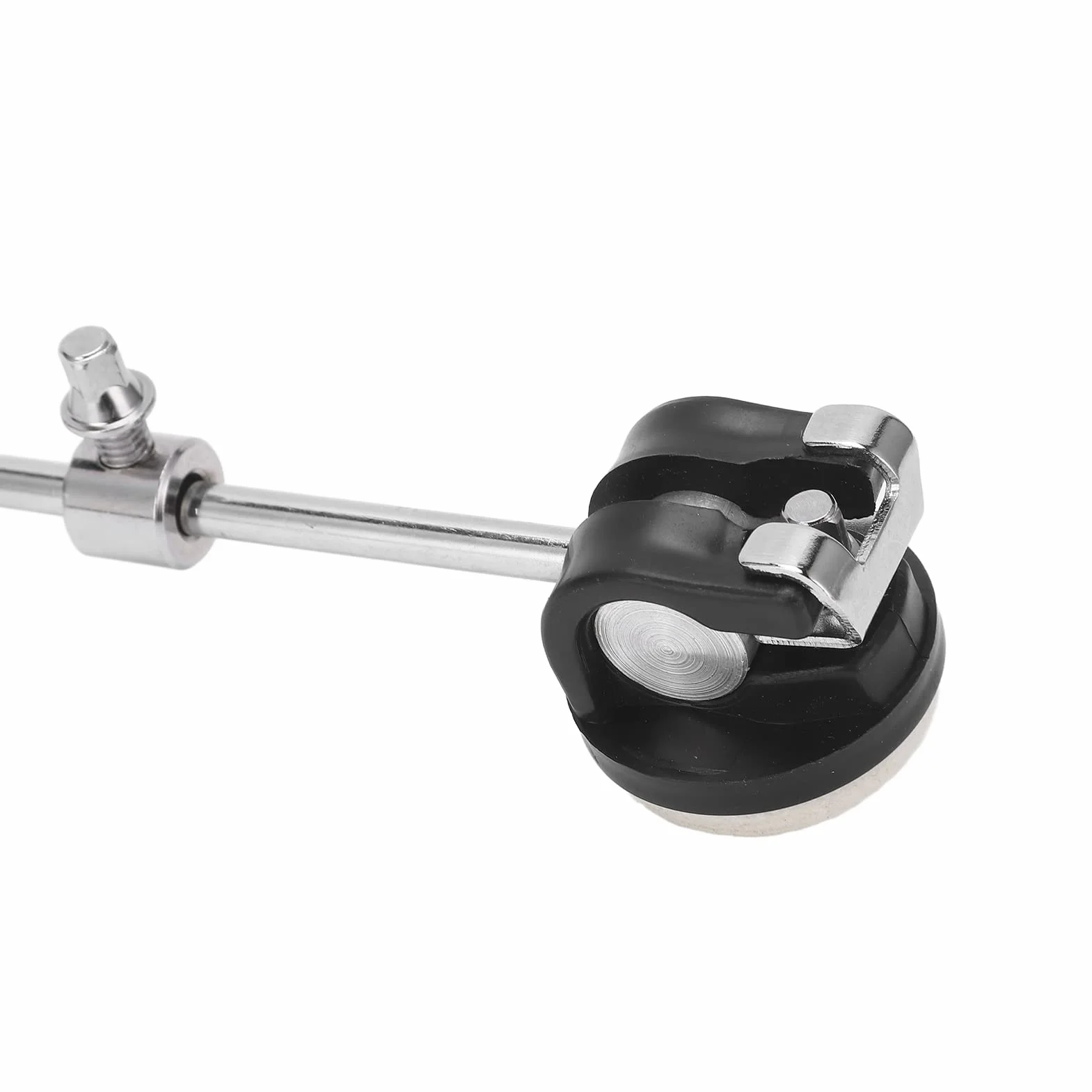 Trzepak do Bębna, Regulowany Ubijak do Bębna Basowego Ubijak do Bębna Bębnowego z Filcową Główką Młotka i Metalowym Uchwytem Lekki Metalowy Instrument Perkusyjny Akcesoria do Zestawu Perkusyjnego