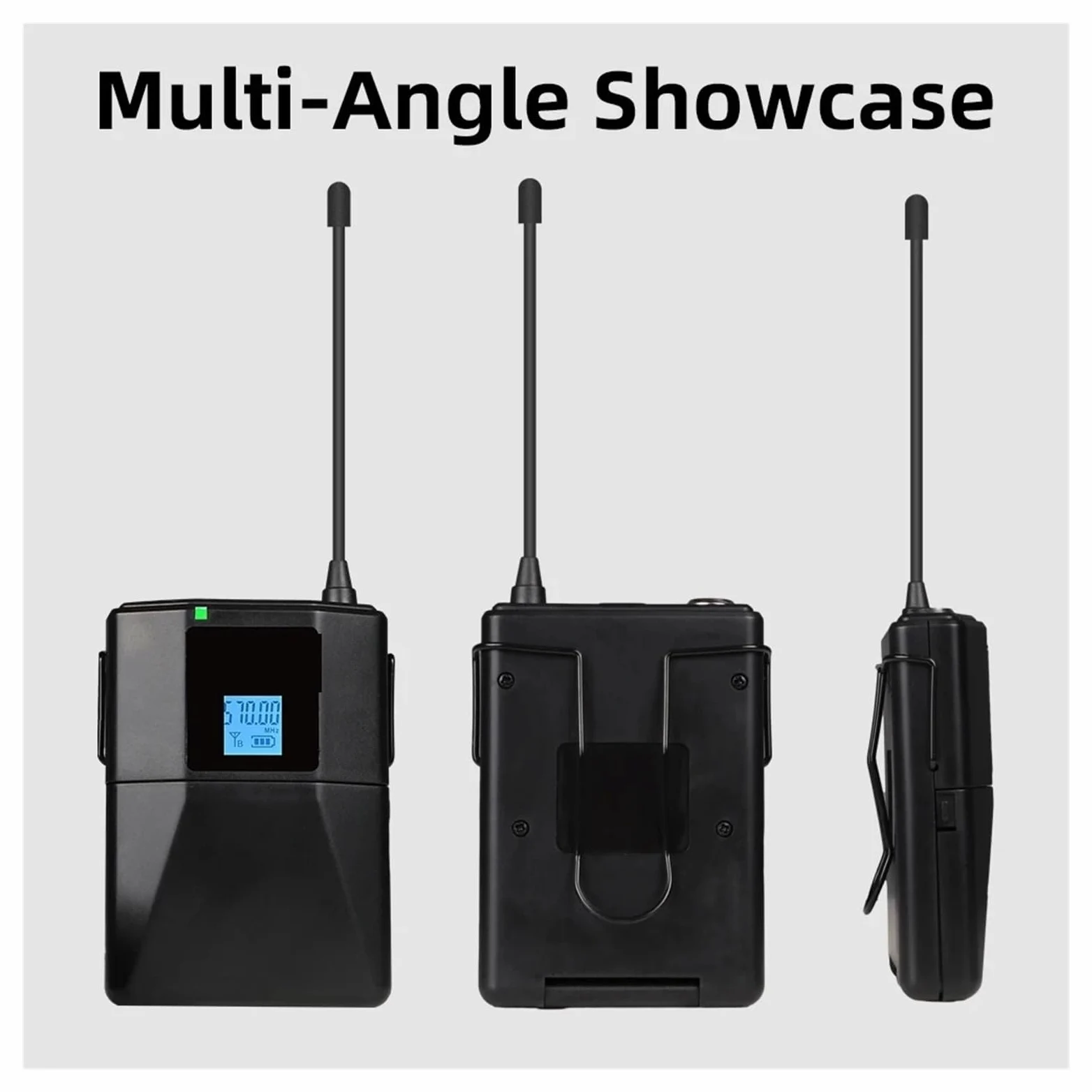 Bezprzewodowy Mikrofon Krawatowy GD1.4 UHF Profesjonalny Klips Do Zestawu Słuchawkowego Mic Bodypack Regulacja Częstotliwości 50M Na Imprezę Czysty OdbióR DźWięKu(2Headset-)