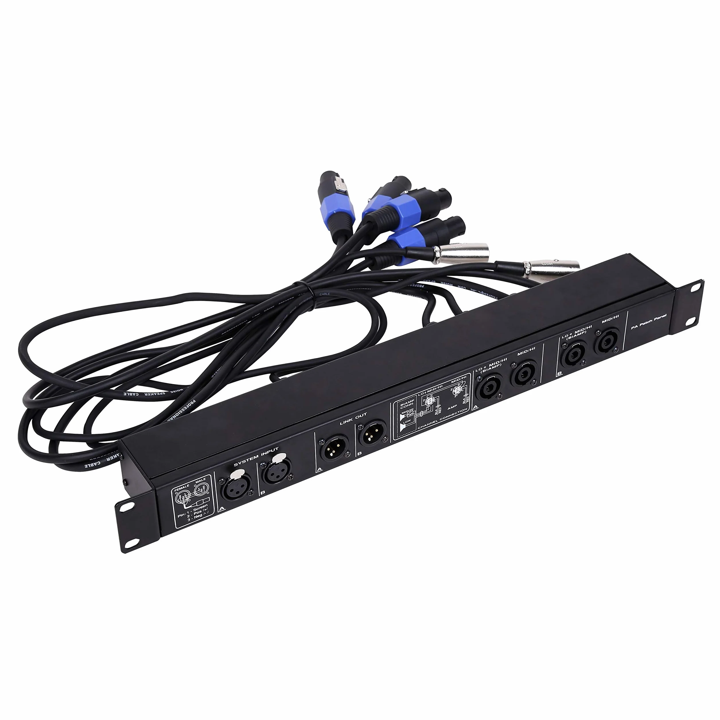Fame PA Patch Panel - 2-kanałowy wzmacniacz mocy