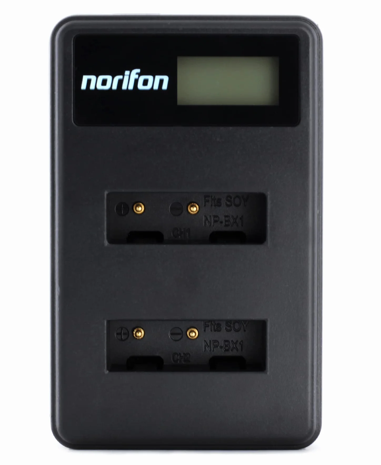 Norifon NP-BX1 Dwukanałowa LCD USB Ładowarka do Sony Cyber-shot DSC-RX100, DSC-RX100 II, DSC-RX100 III, DSC-HX90V, DSC-WX350, DSC-WX500, HDR-AS15 Aparat i nie tylko