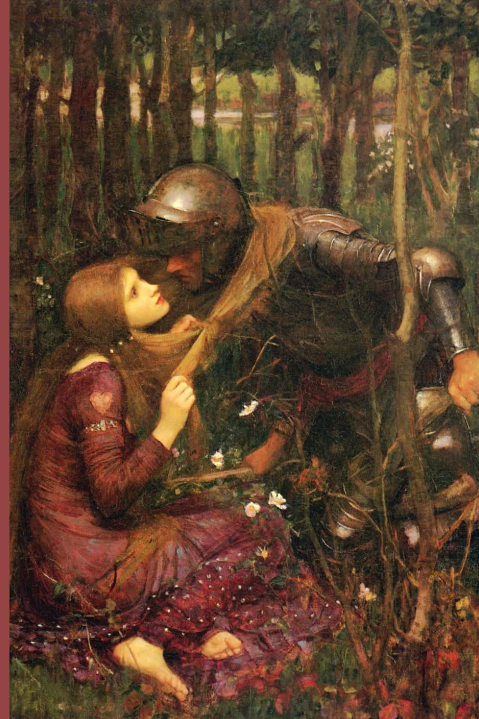 La Belle Dame Sans Merci Journal: Softcover 6x9" Notebook with 128 Lined Pages: Featuring Dreamy Art by John William Waterhouse