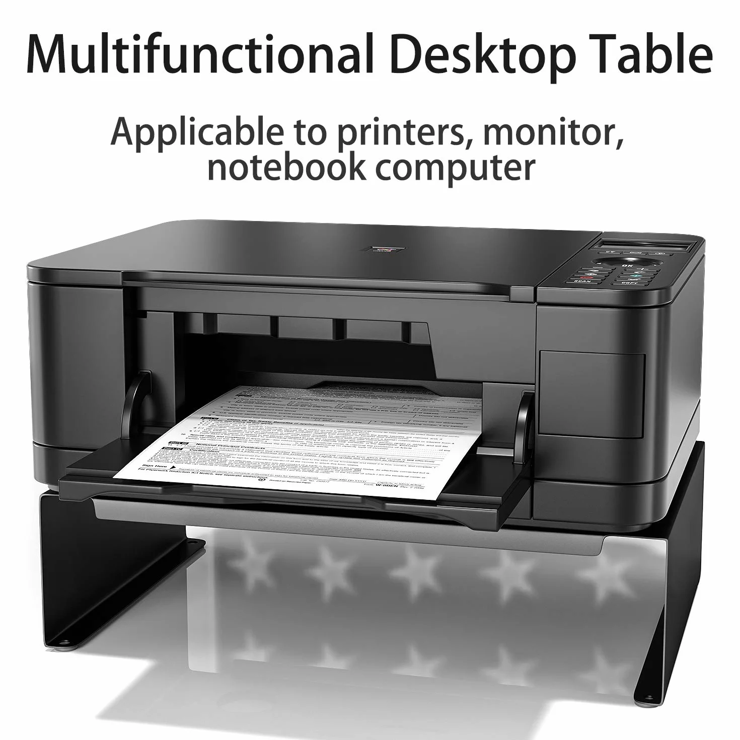 Newaner Stojak na monitor ze stali węglowej, stojak na biurko do komputera laptopa notebooka kompatybilny z monitorami 22-32 cali, w tym, do 30 kg