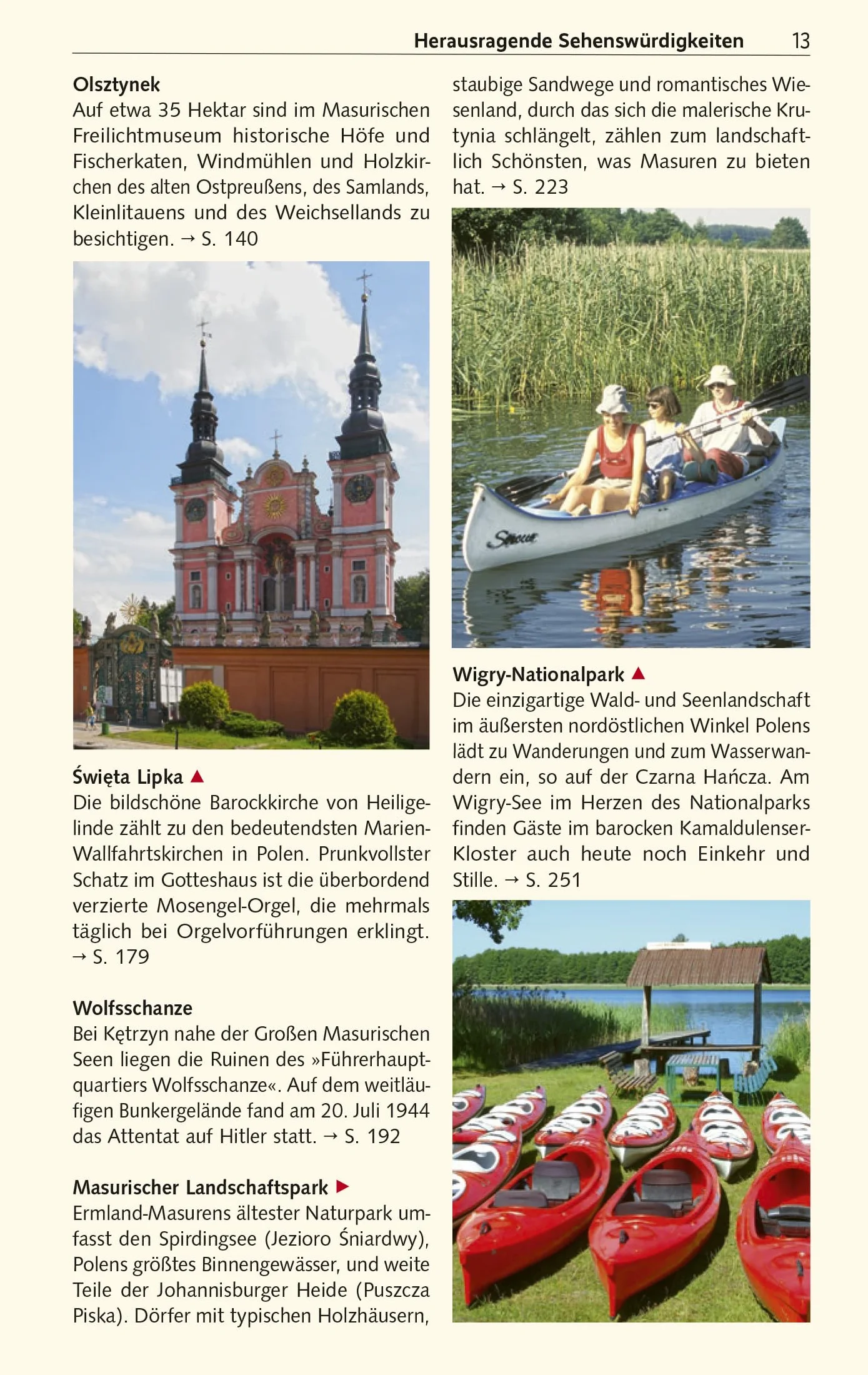 TRESCHER Reiseführer Masuren: Mit Marienburg, Danzig und Thorn