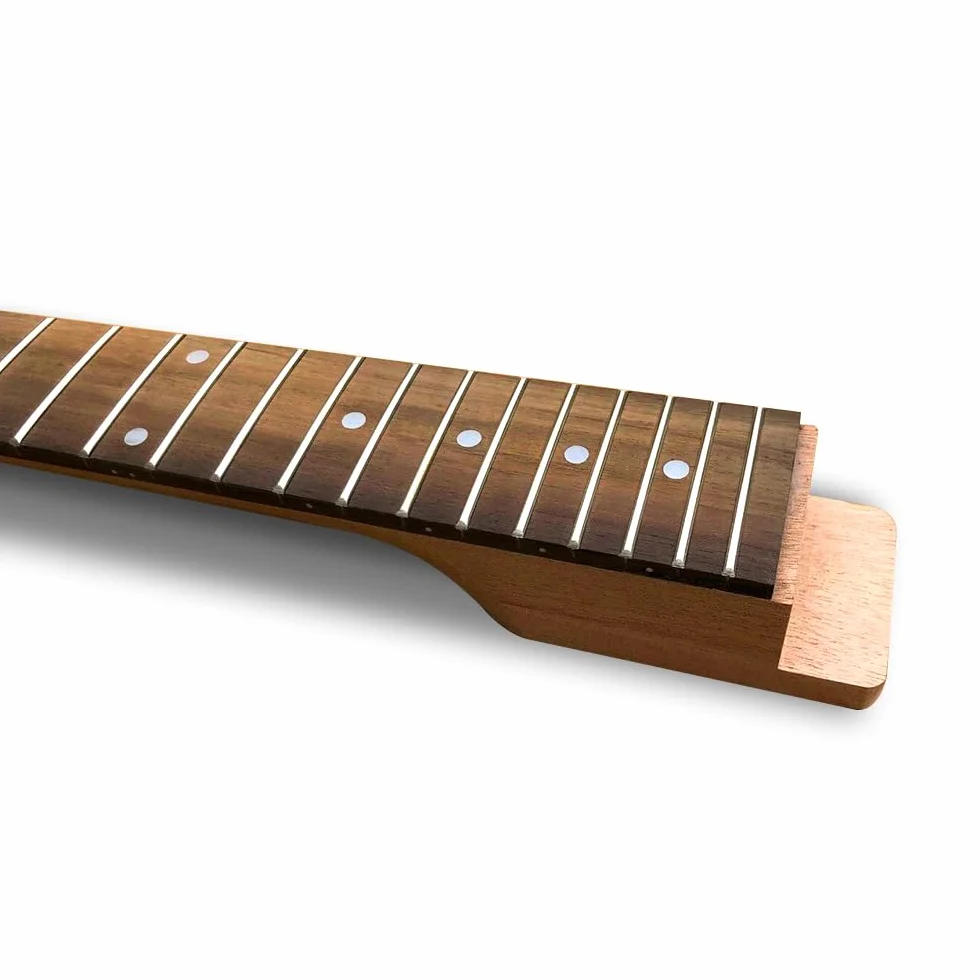 Zestaw gitarowy mahoniowy korpus szyja 22 progi 63 cm głowica bananowa Dot Inlay Set in Heel