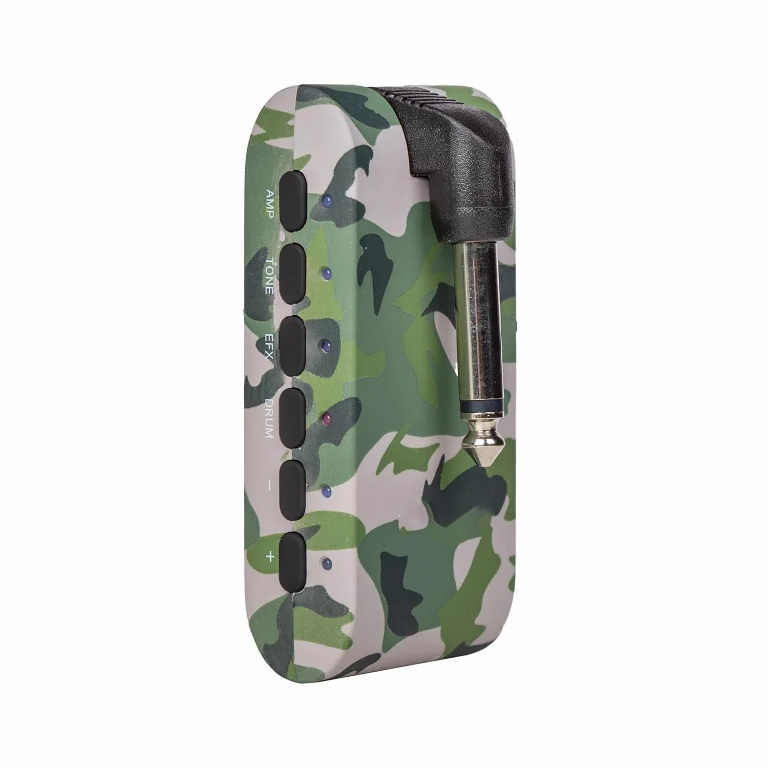 Standardowy Pedał Efektowy Do Gitary Przenośny Gitarowy Wzmacniacz Słuchawkowy Jest Dostarczany Z 28 Akcesoriami Do Perkusji I Instrumentów Rytmicznych(CAMO)