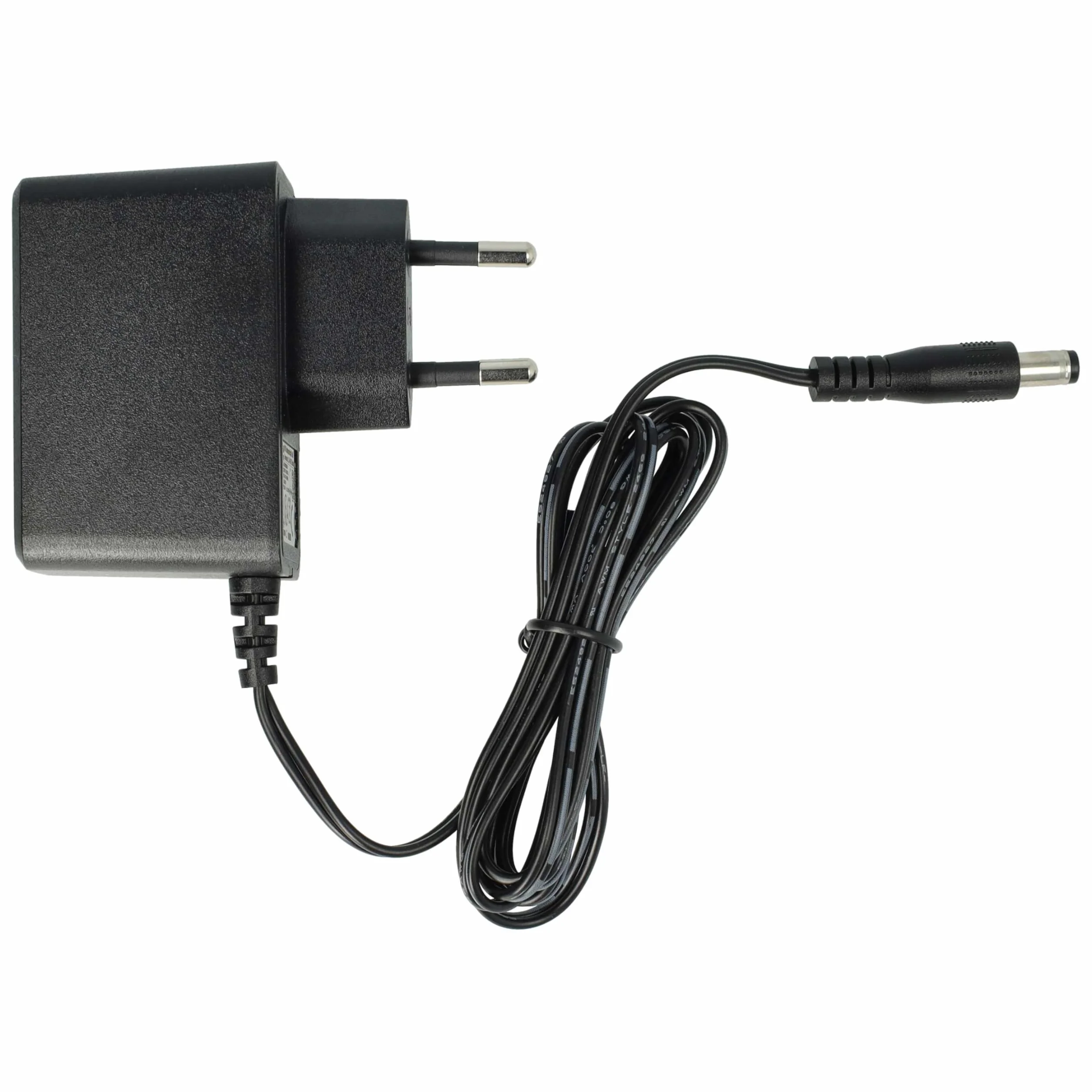 vhbw Wymienny zasilacz sieciowy do Yamaha PA-130, PA-130A, PA-3, PA-3B, PA-3C, PA-5B do przenośnego pianina cyfrowego - kabel 120 cm