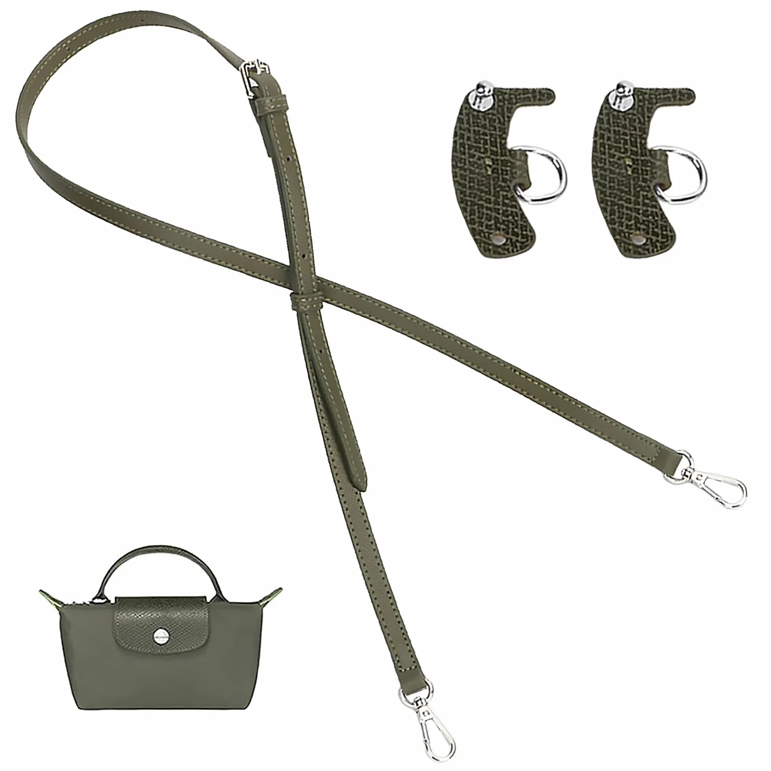 Kompatybilny z paskiem na ramię Longchamp Pasek na ramię ze skóry kompatybilny z paskiem na ramię Longchamp Pasek Le Pliage Mini Pasek na ramię Le Pliage kompatybilny z Longchamp Mini