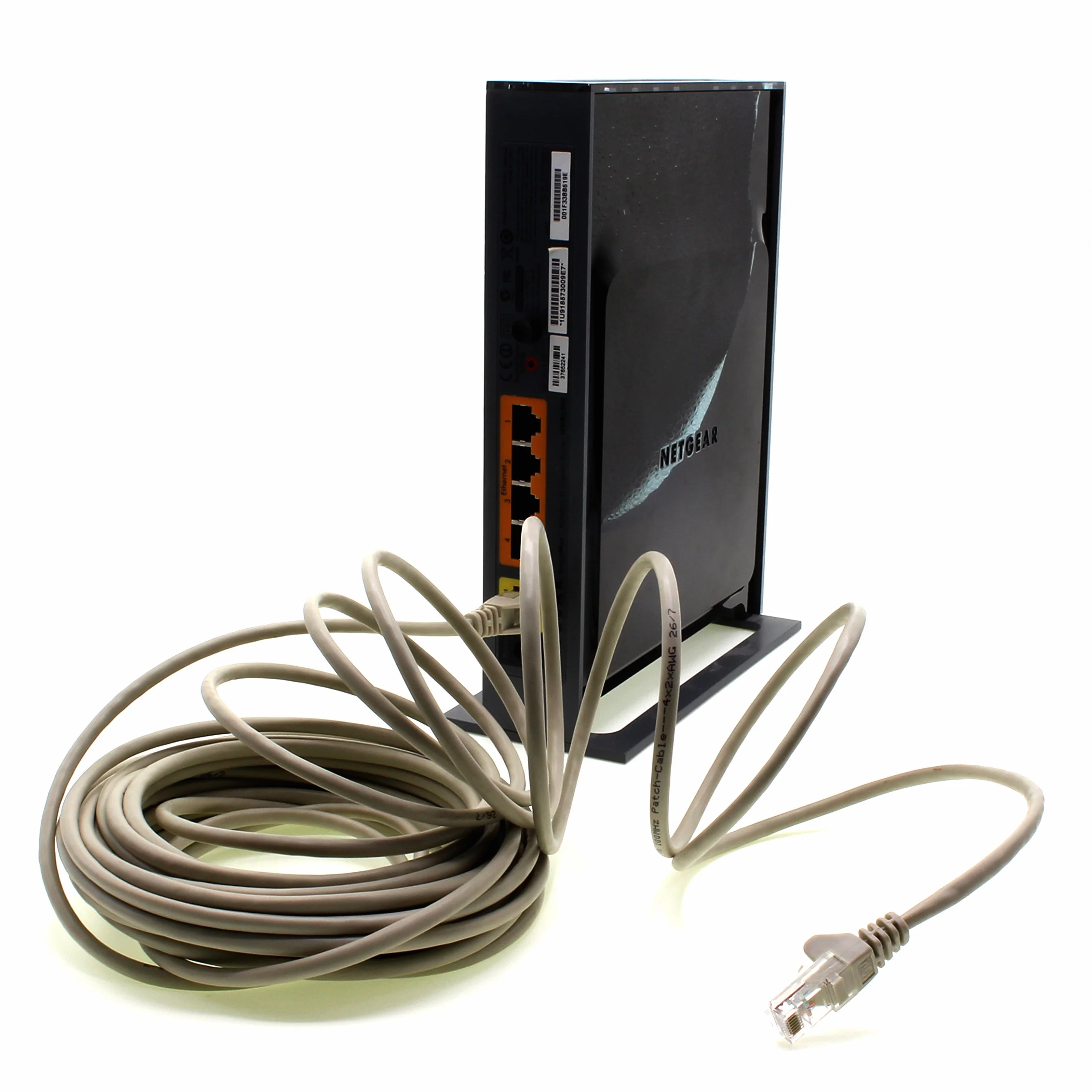 1aTTack CAT5 UTP kabel sieciowy Ethernet LAN z 2 x RJ45 7,5 m - szary