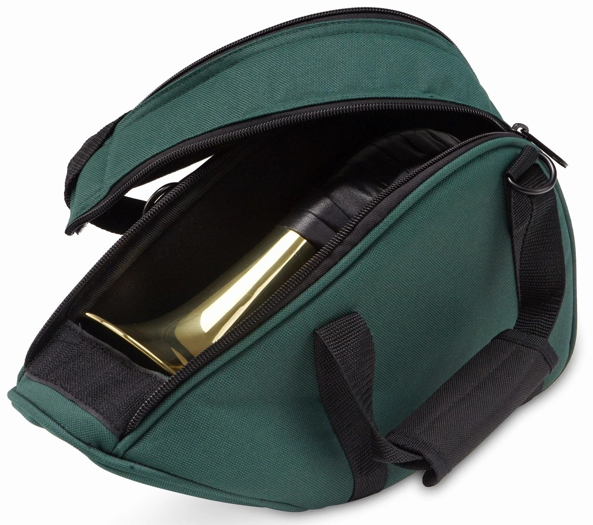 Classic Cantabile JHB-1 torba na róg myśliwski / rogu myśliwskiego (Softbag/Case z kieszenią zewnętrzną) zielona
