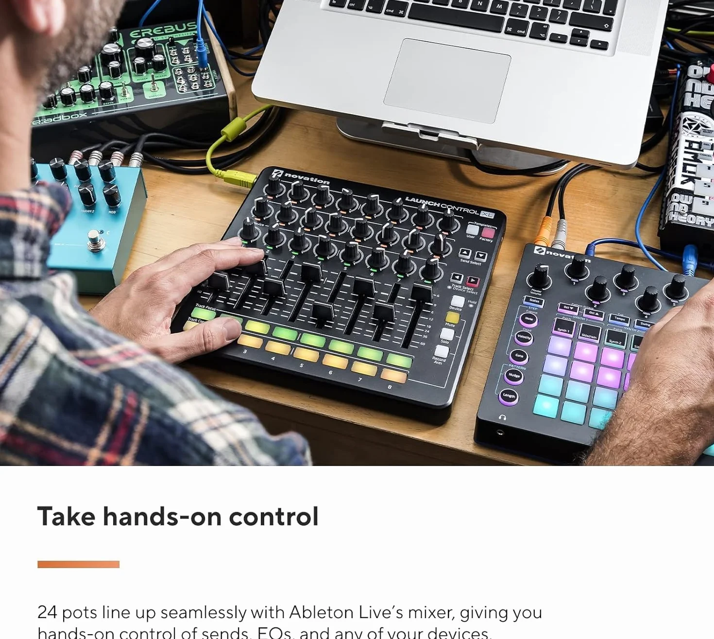 Novation Launch Control XL MKII Kontroler USB MIDI do Ableton Live z możliwością przypisania elementów sterujących