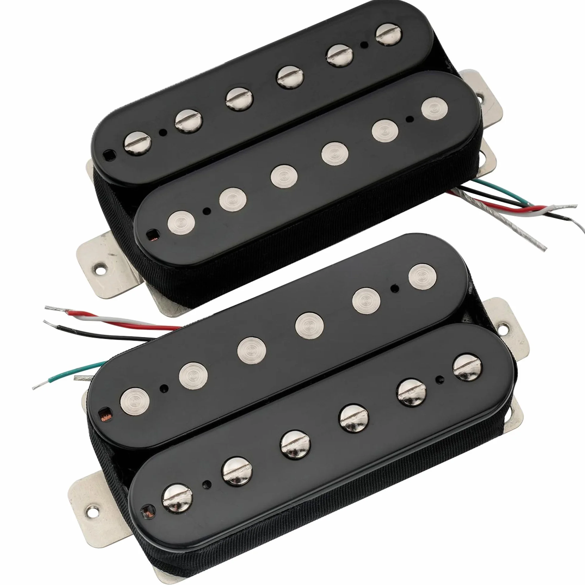 Artec VH-Rock Odsłona Alnico 5 Przetwornik Humbucker Neck Bridge Pickup Set do Gitary Elektrycznej, Czarny