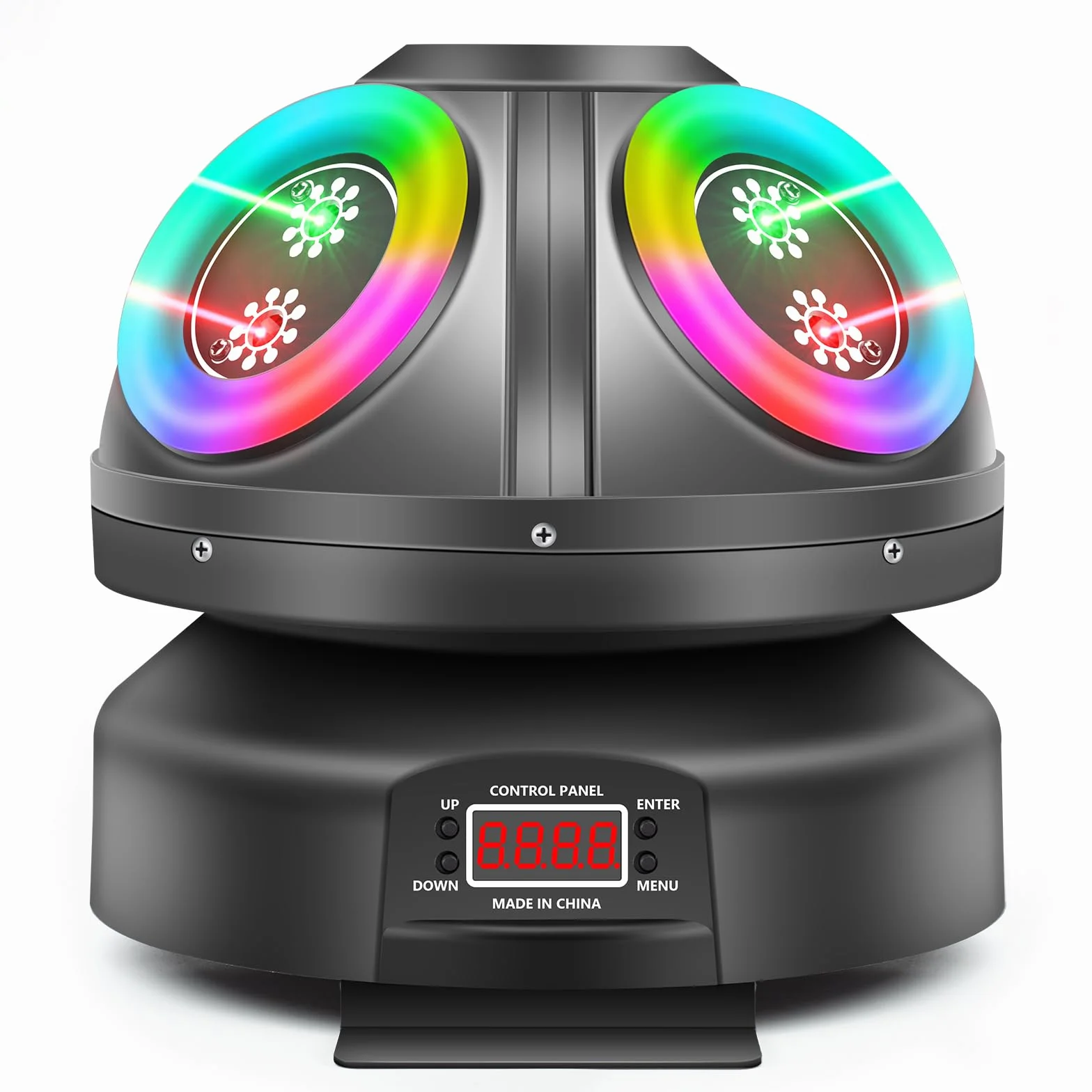 Światło dyskotekowe, światło imprezowe, ruchoma głowica T100, projektor DJ ze światłem LED RGB sterowany muzyką, oświetlenie dyskotekowe DJ, reflektor z efektem DMX, do KTV, spotkań rodzinnych, ślubu