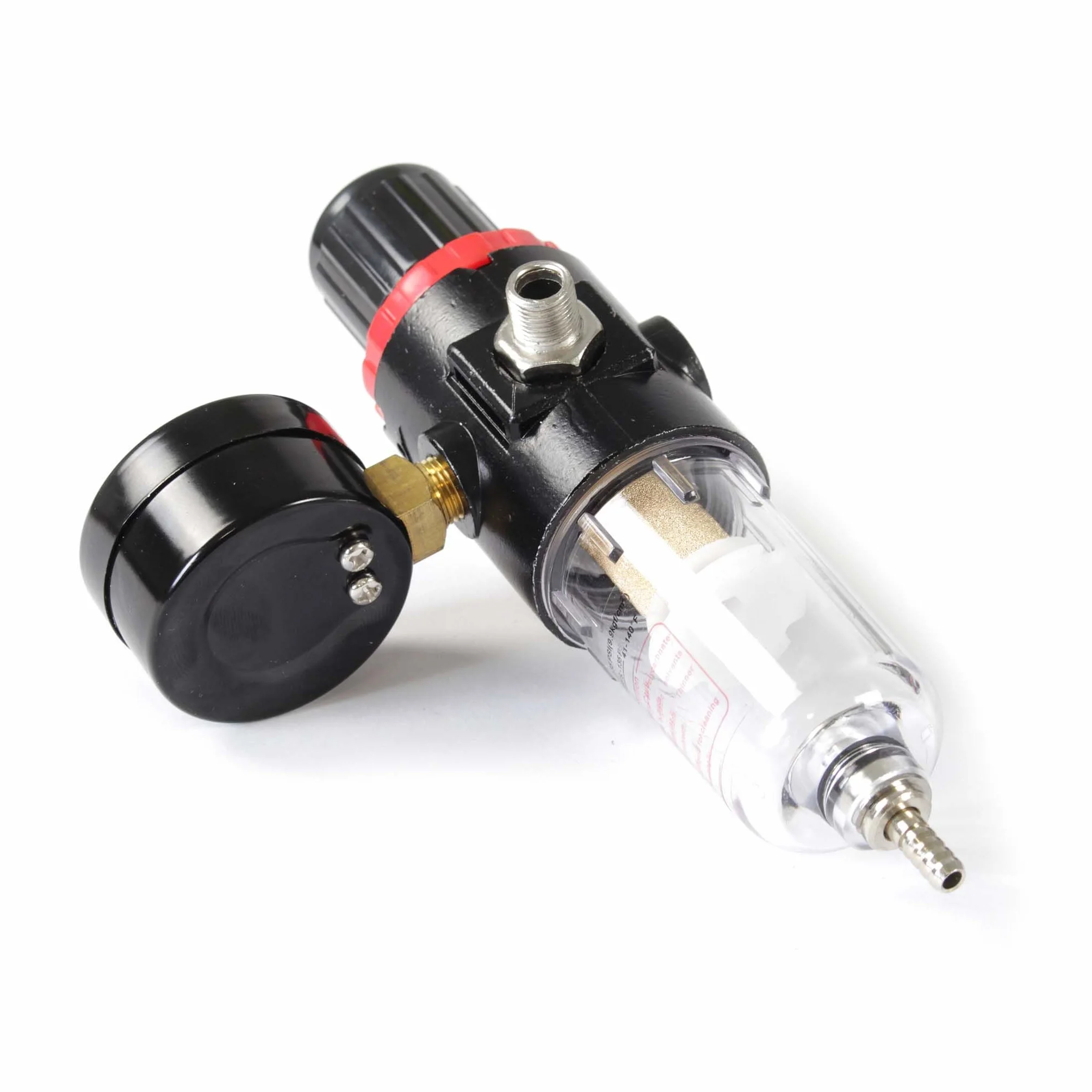 Akcesoria do aerografu – regulator ciśnienia filtr separator wody 7bar 9,51mm 12,91mm kompresora