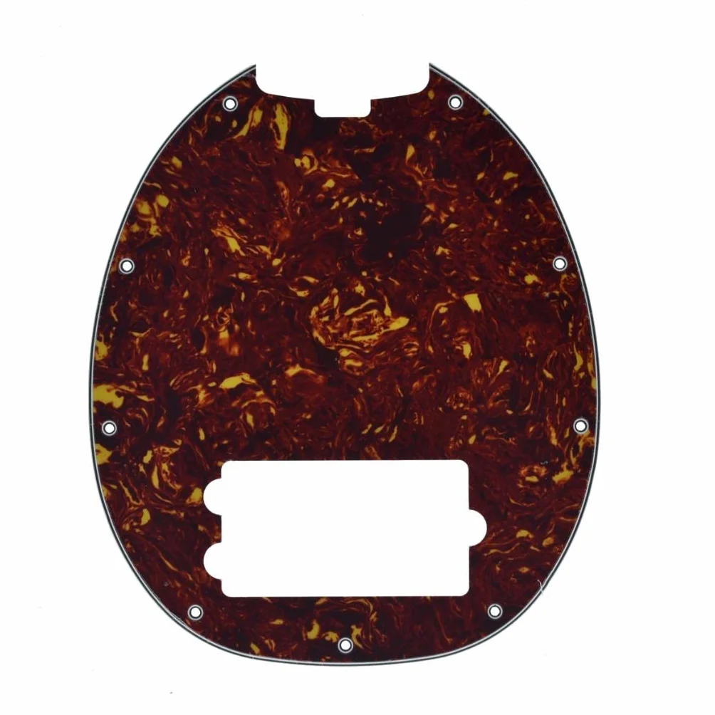 KAISH Bas Pickguard pasuje do Musicman Classic 4-strunowe modele basów StingRay Vintage żółw