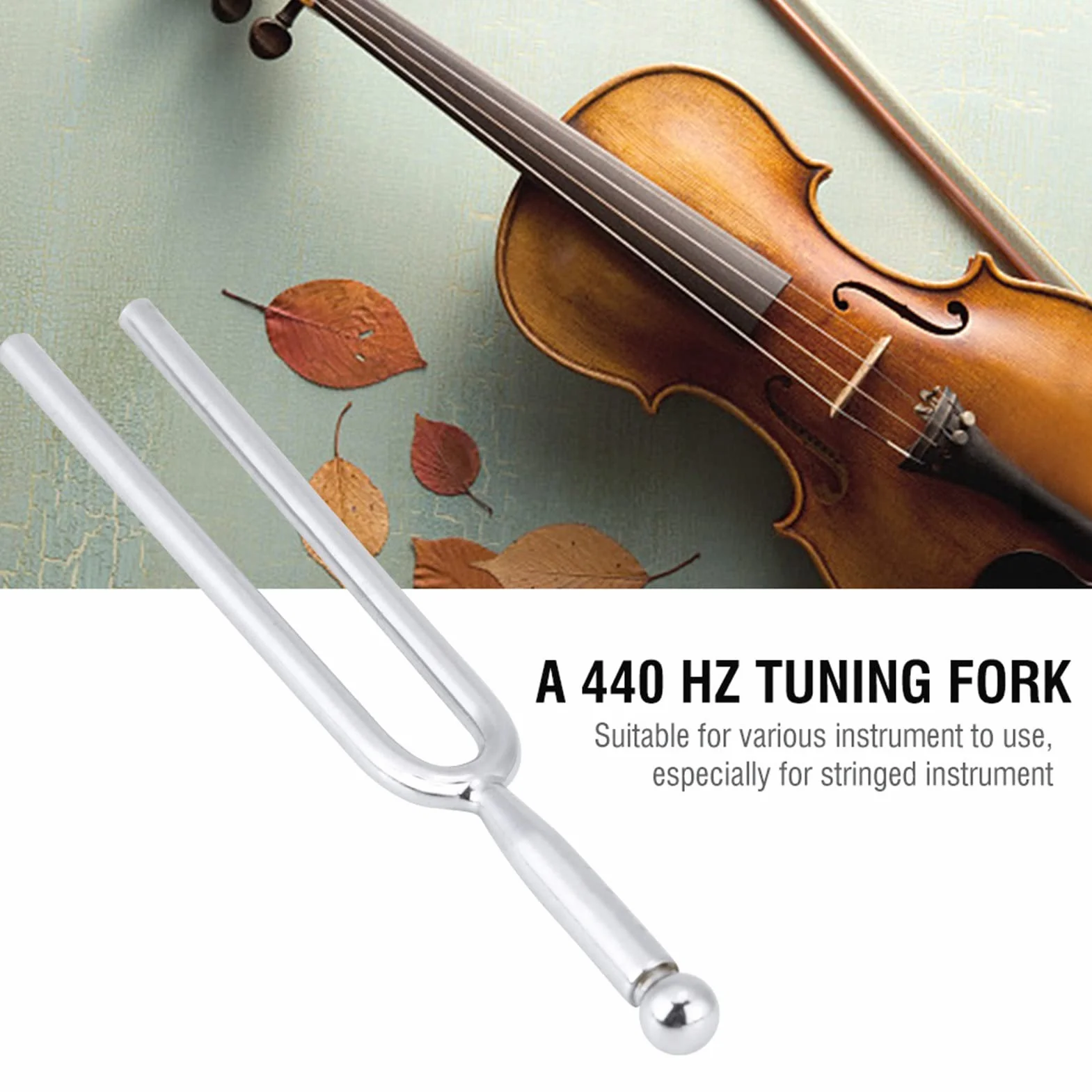 MAGT Widelec tuningowy, stal nierdzewna, standard A, 440 Hz, instrumenty muzyczne, skrzypce, gitara, tuner, urządzenie