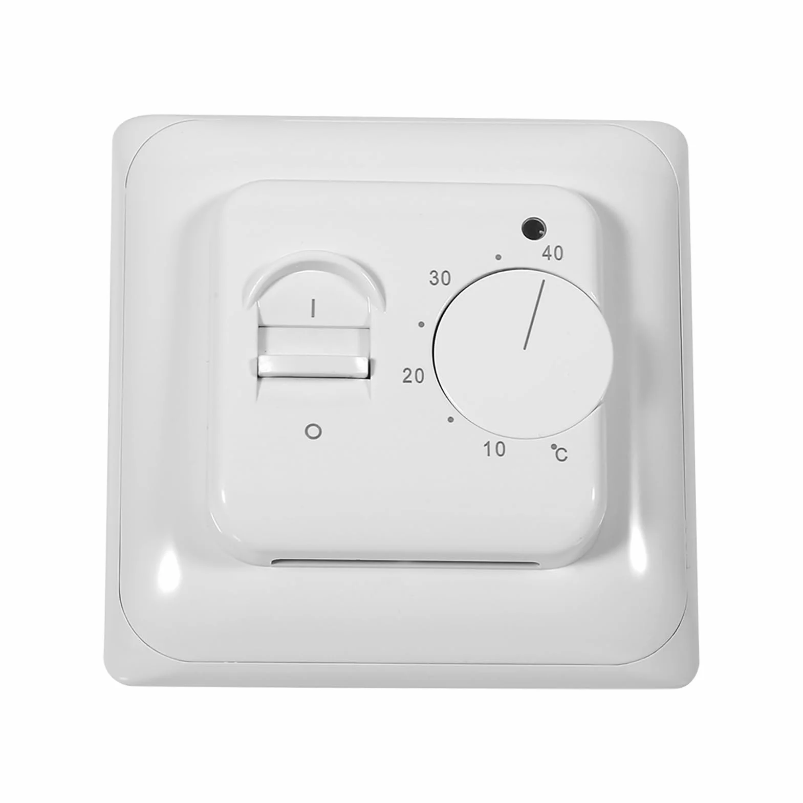 Garosa Mechaniczny Ręczny Termostat Energooszczędny Przełącznik Regulacji Temperatury Białe Narzędzie Do Ogrzewania Podłogowego 230V,Termostat