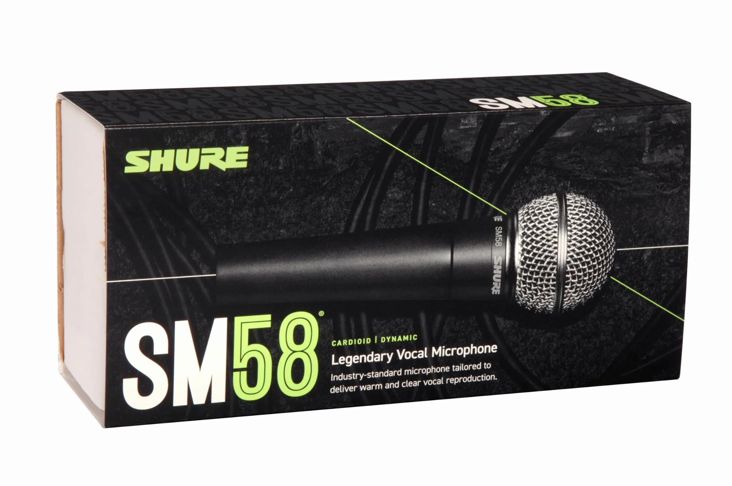 Shure SM58SE Dynamiczny mikrofon wokalny z przełącznikiem ON/OFF, wbudowany filtr pop, klips A25D, torba, złącze XLR