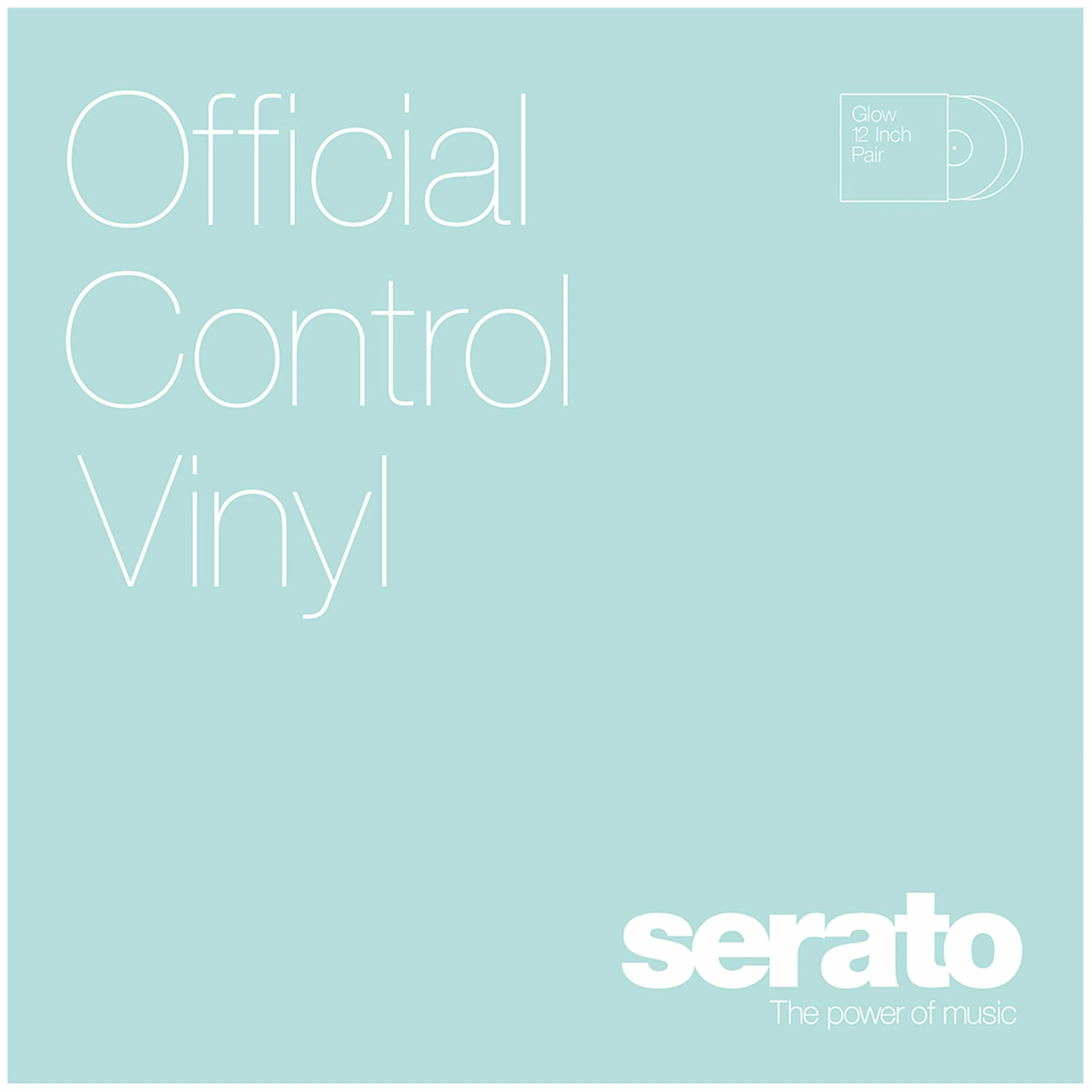 Serato 12" Standard Colours Control Vinyl x2 (Glow in the Dark) - Akcesorium dla DJ-ów