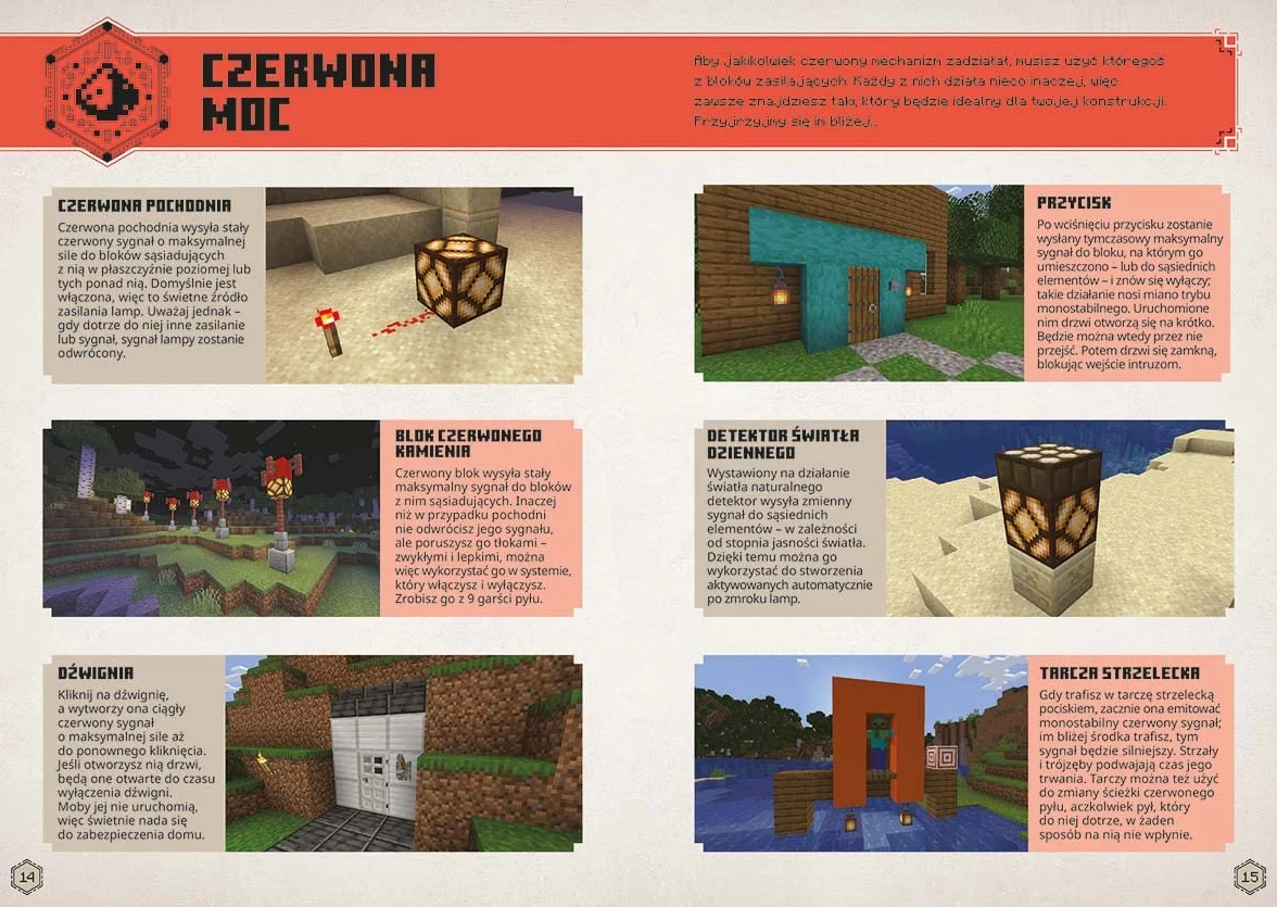 PODRĘCZNIK CZERWONEGO KAMIENIA. MINECRAFT