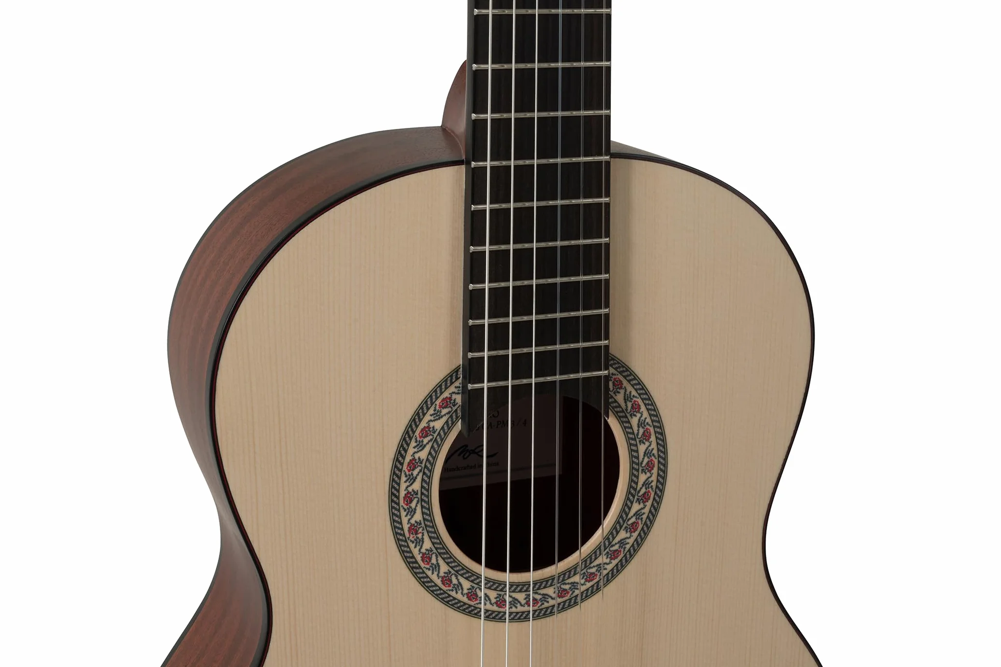 LUTHIER MANUEL RODRÍGUEZ Gitara koncertowa - Caballero by MR - Principio 3/4 - Lity świerkowy top - Tył/boki Sapelli mahoniowe - CA-PM 3/4 Świerk