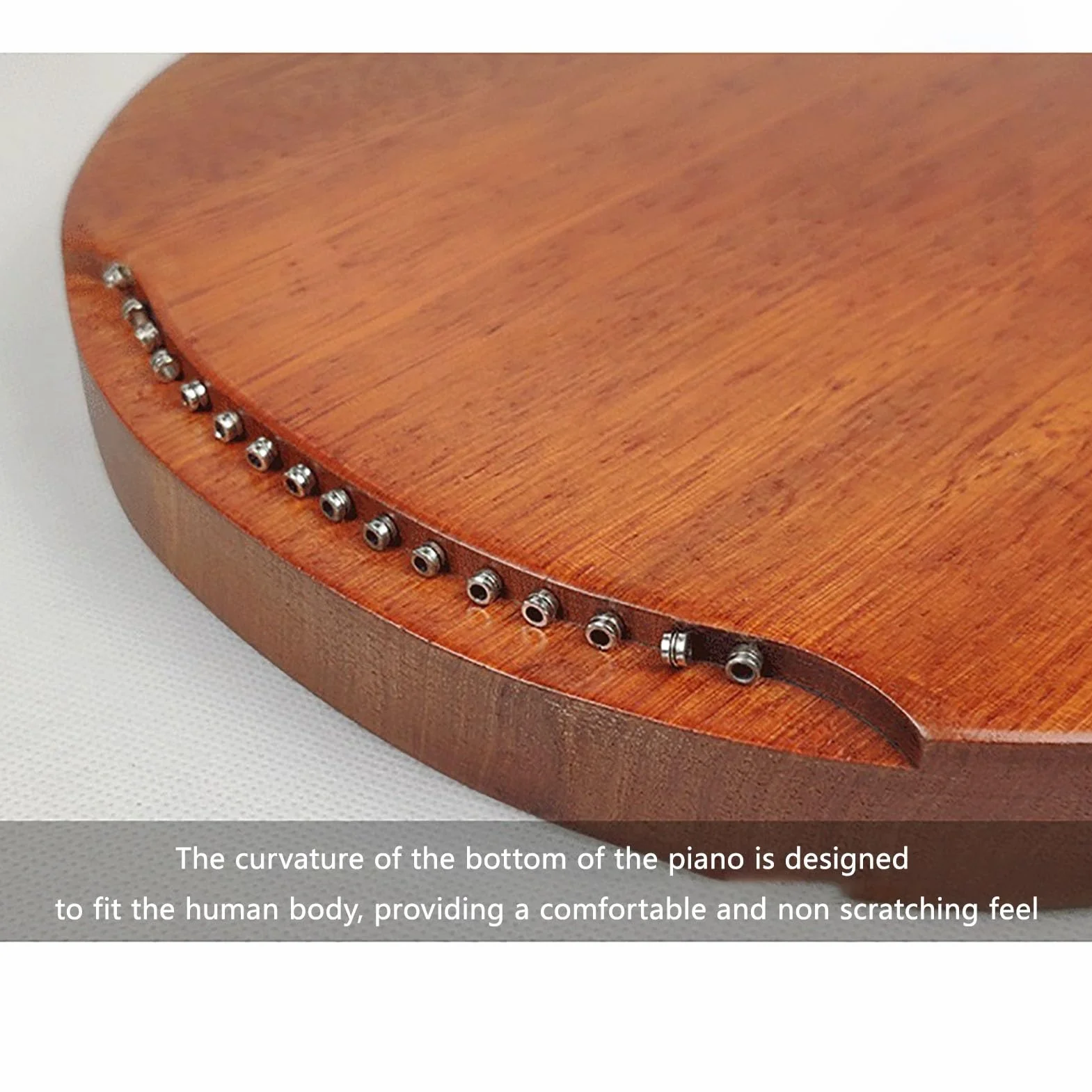 Harfa Lirowa 16,19,21-Strunowa Instrument Muzyczny Dla Początkujących Dorosłych Przenośna Profesjonalna Lyre Harfa Z Pokrowcem, Tunerem, Zapasowymi Strunami(16-String-Plate Style - Espresso)