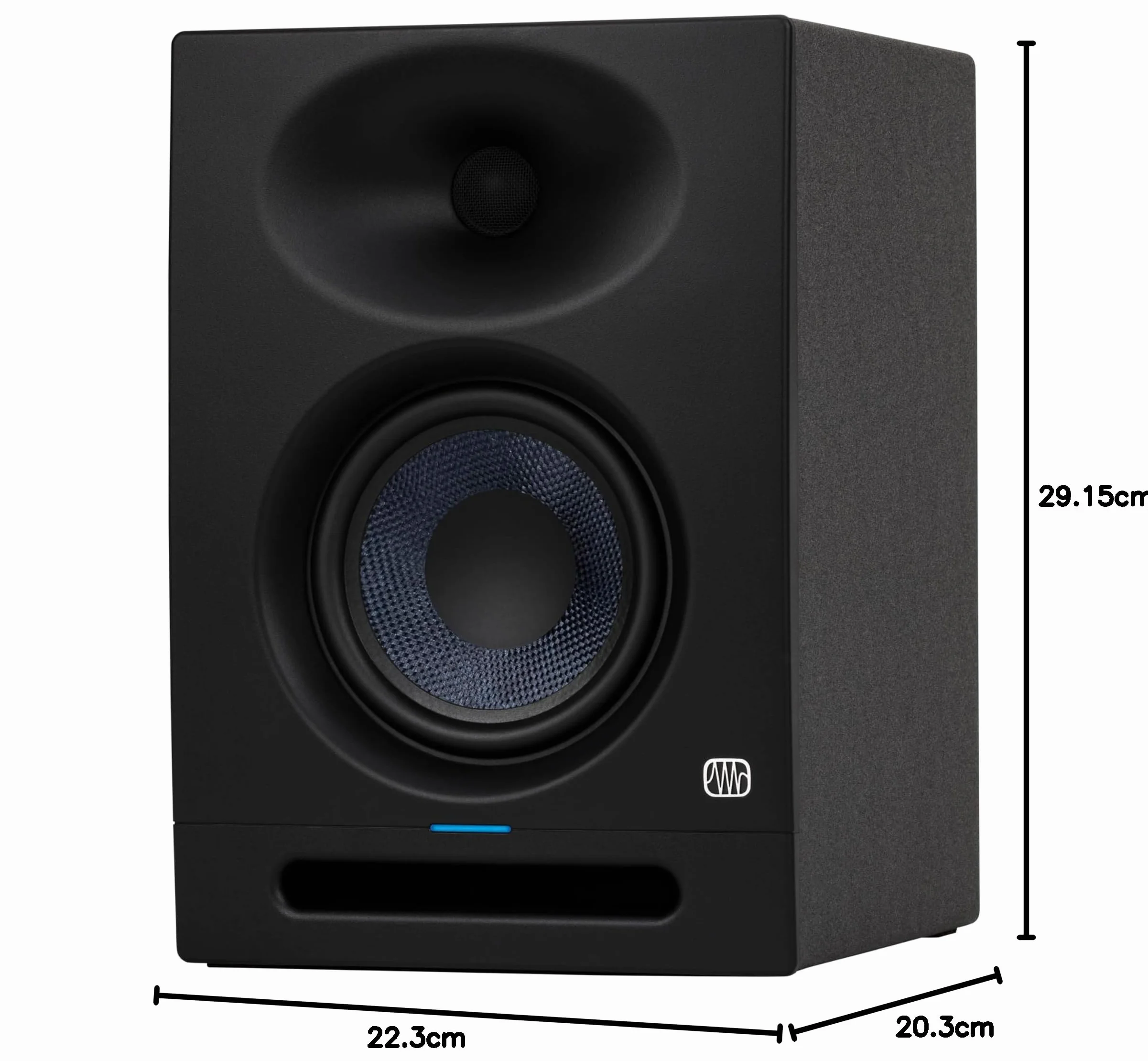 PreSonus Eris Studio 5,0-5,25-calowe 2-drożne aktywne monitory studyjne z falowodem EBM