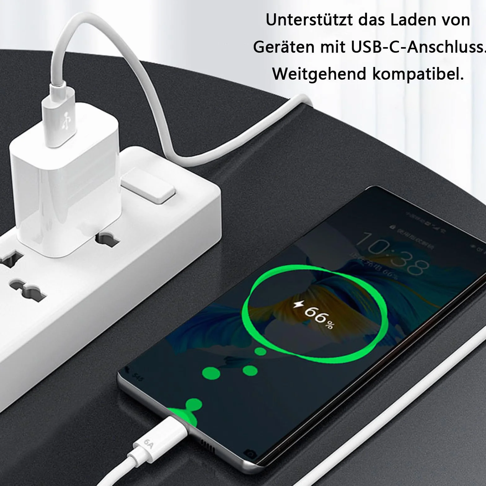 Kabel USB C, 10M, 6A, typ A na C, kabel do ładowania, zasilacz do kamer bezpieczeństwa, przedłużacz zasilania, przesył danych nie jest obsługiwany, kabel do szybkiego ładowania USB C do kamer