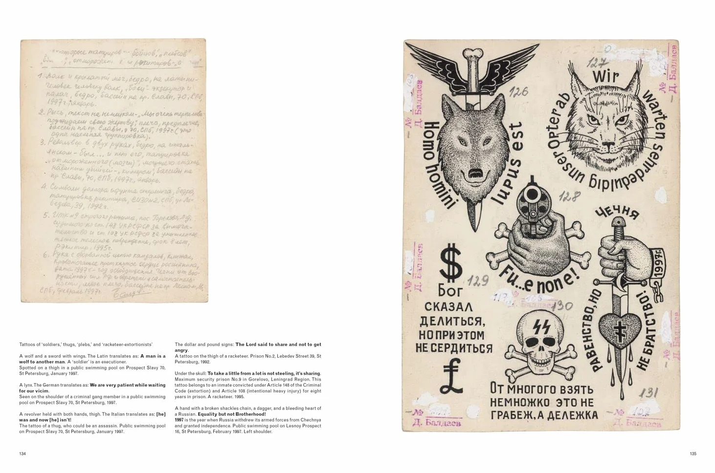 Russian Criminal Tattoo Archive /anglais