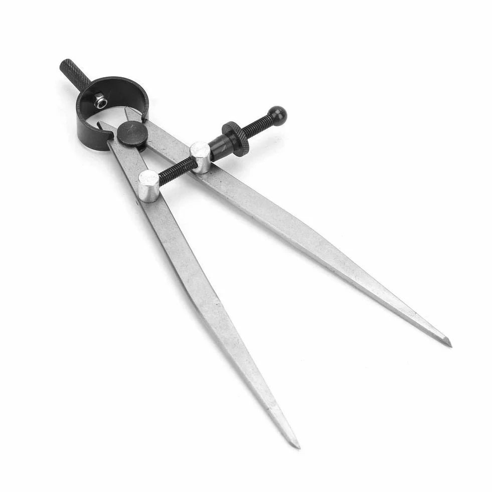 Wing Divider Compass, Spring Divider Caliper, Spring Divider Compass, Wide Application Leathercraft Compass, do sprzętu warsztatowego do sprzętu przemysłowego (150 mm)