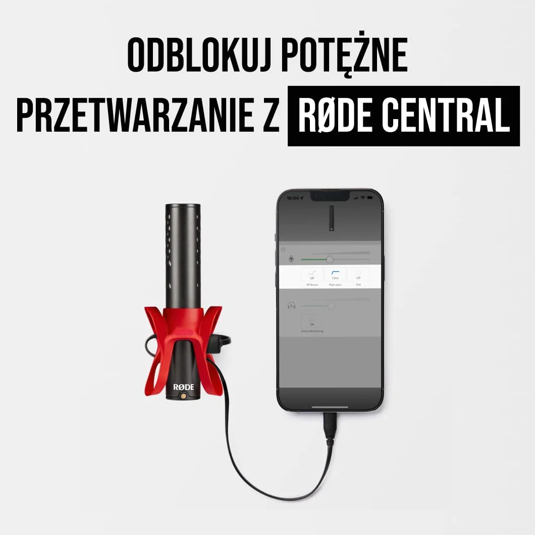 RØDE VideoMic GO II Ultra-kompaktowy Mikrofon Shotgun do kamer z wyjściami 3,5 mm i USB do tworzenia filmów, tworzenia treści, podcastów i wideorozmów