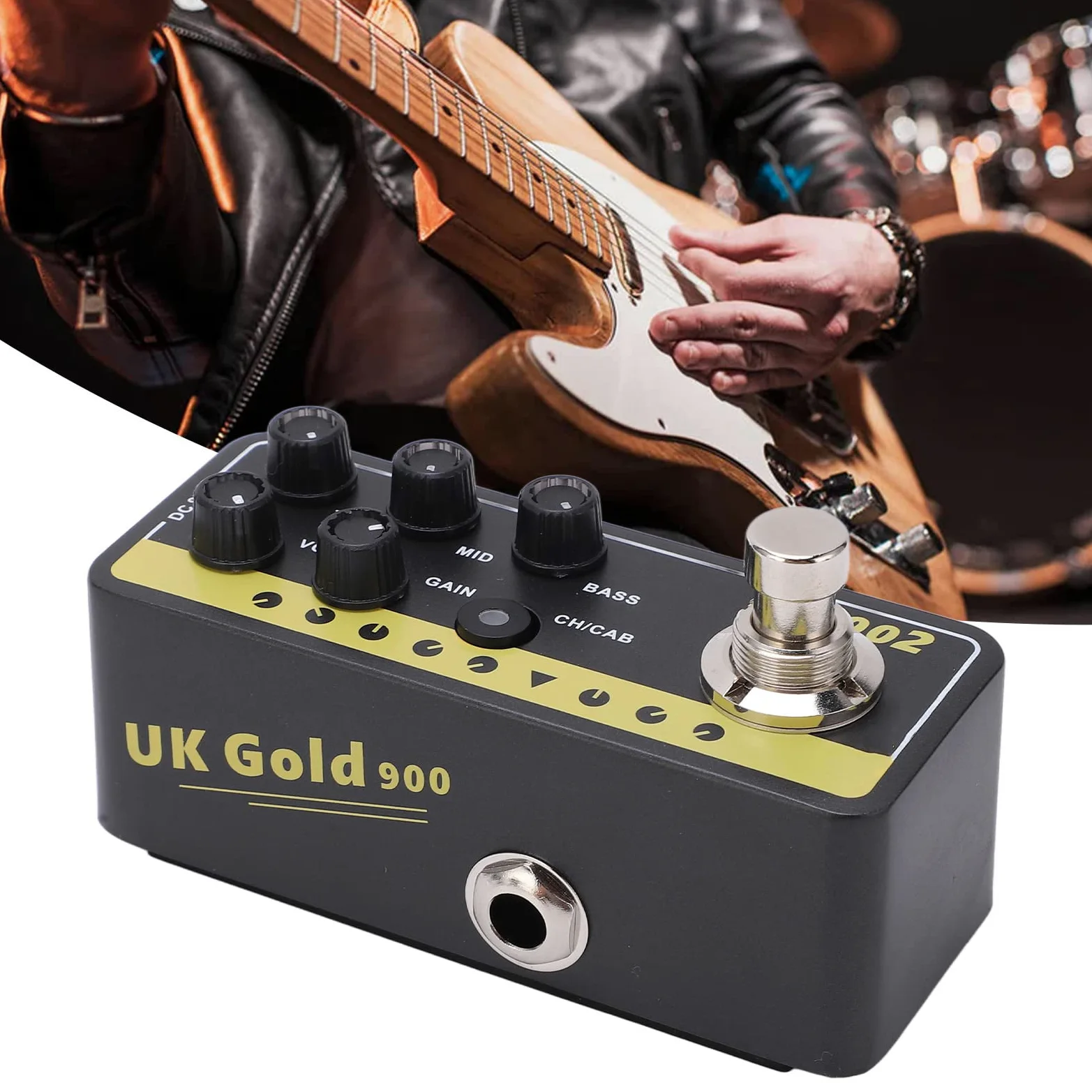 Mikroprzedwzmacniacz Cyfrowa gitara elektryczna Pojedynczy wzmacniacz efektów Pedał Profesjonalne modelowanie dźwięku lampowego Wysokie wzmocnienie zniekształceń metalowych dla