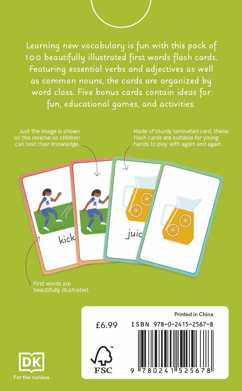 English for Everyone Junior First Words: Flash Cards