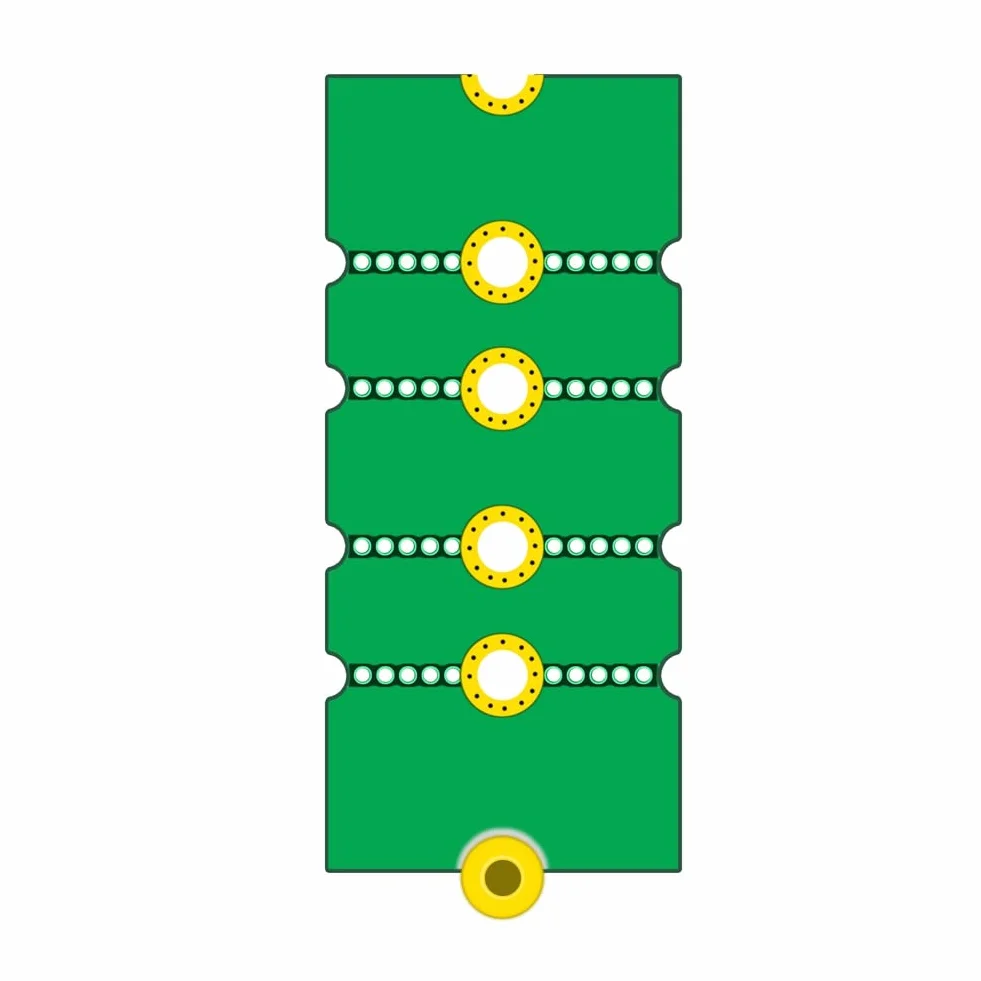 NGFF NVME .2 Extended Bracket 2230 bis 2242/2260/2280, 2242 bis 2280, 2260 do 2280 adapter transferowy