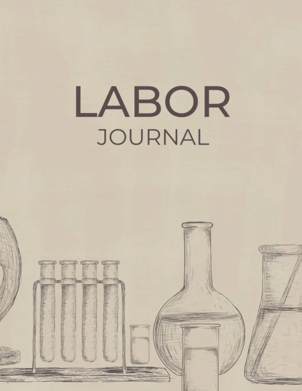 Laborjournal: Laborbuch mit Inhaltsverzeichnis | Labor Notizbuch | Labortagebuch für Chemiker, Physiker, Biologen und Laboranten