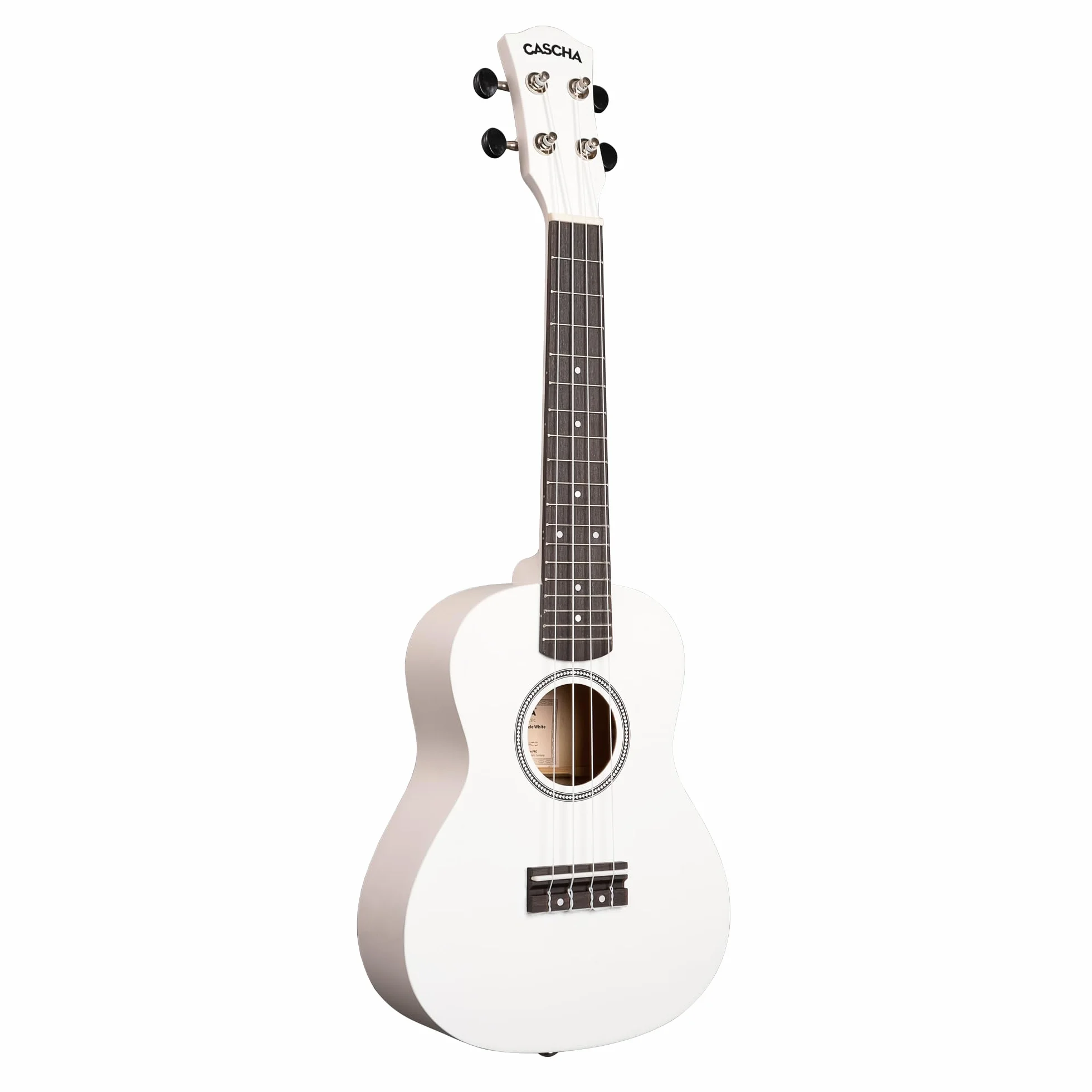 Concert Ukulele Linden White Set (w zestawie torba, 3 i, książka, tuner)