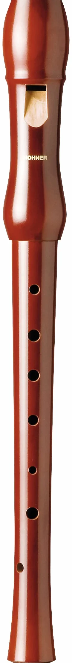 HOHNER Flet prosty Musica Line, niemiecki, dwuczęściowy, ciemna gruszka