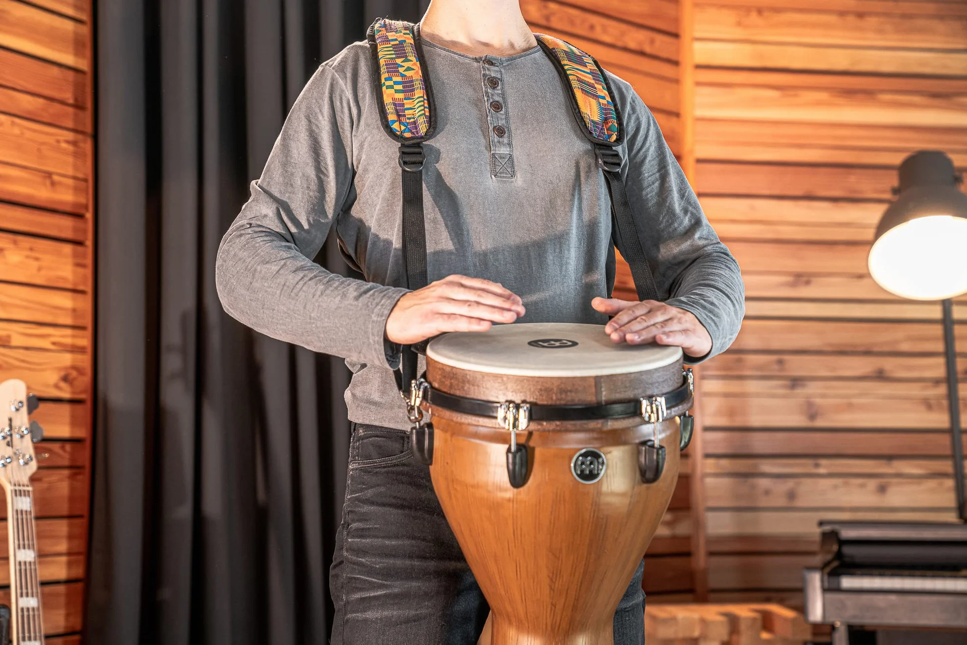 Meinl Percussion Djembe Strap, Kenyan Quilt