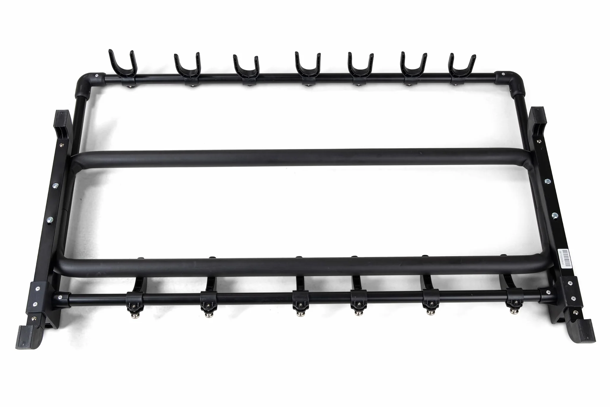 GEWA stojak na gitary Multi-stojak - na 7 instrumentów - regulowany - również do gitar Roundback, czarny, GS-107B