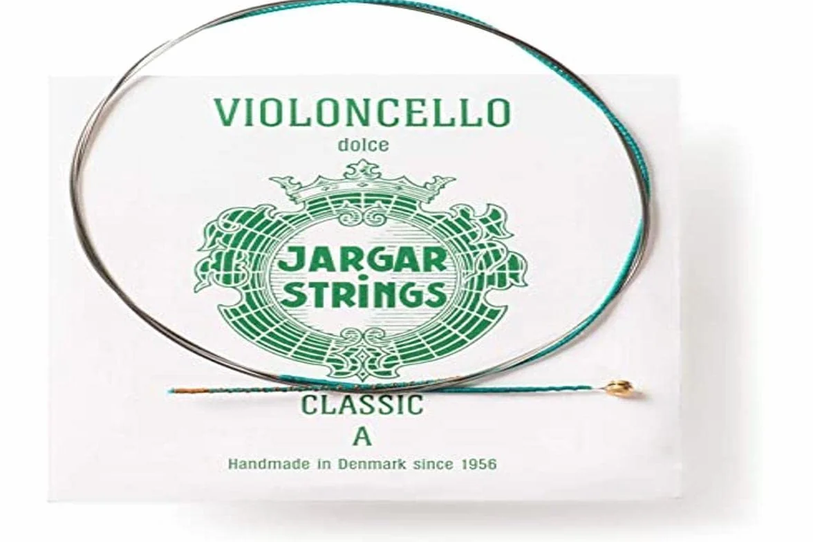 Jargar Classic A Chromstal - zestaw 4-strunowy - struna wiolonczelowa - Dolce - Grubość strun/Napięcie 0,74mm/16,3kp/35,8lbs