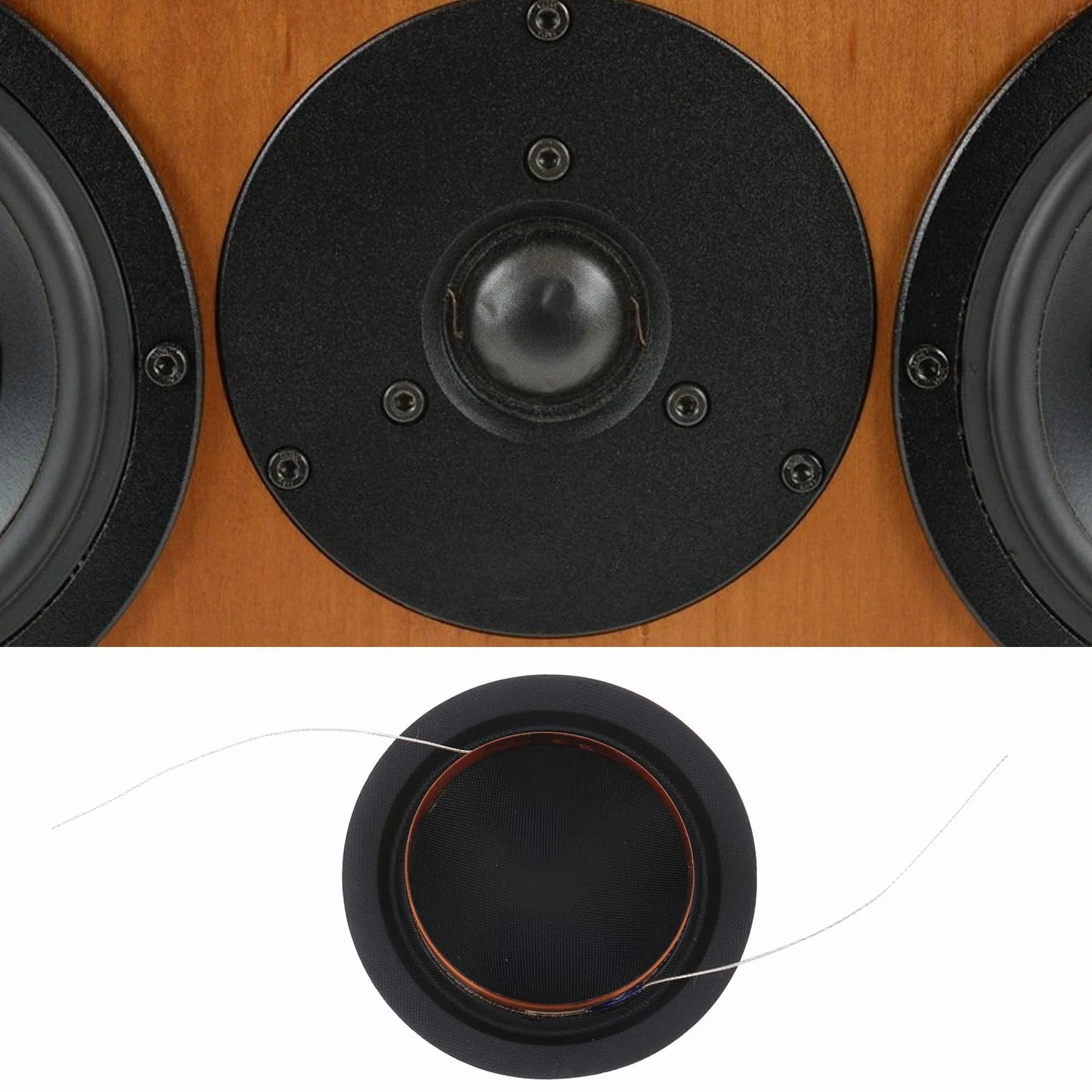 Create idea 2 x 28 mm jedwabna kopuła wysokotonowa membrany 8Ω kompatybilne z DynAudio D28 AF D28