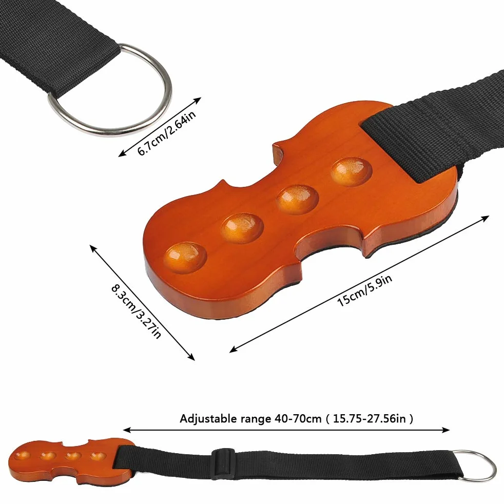 Podkład wiolonczeli TIMESETL Cello Stopper Stojak przeciwpyłowy na wiolonczeli Drewniany stojak do ochrony kotwicy wiolonczeli z 4 kształtami otworami