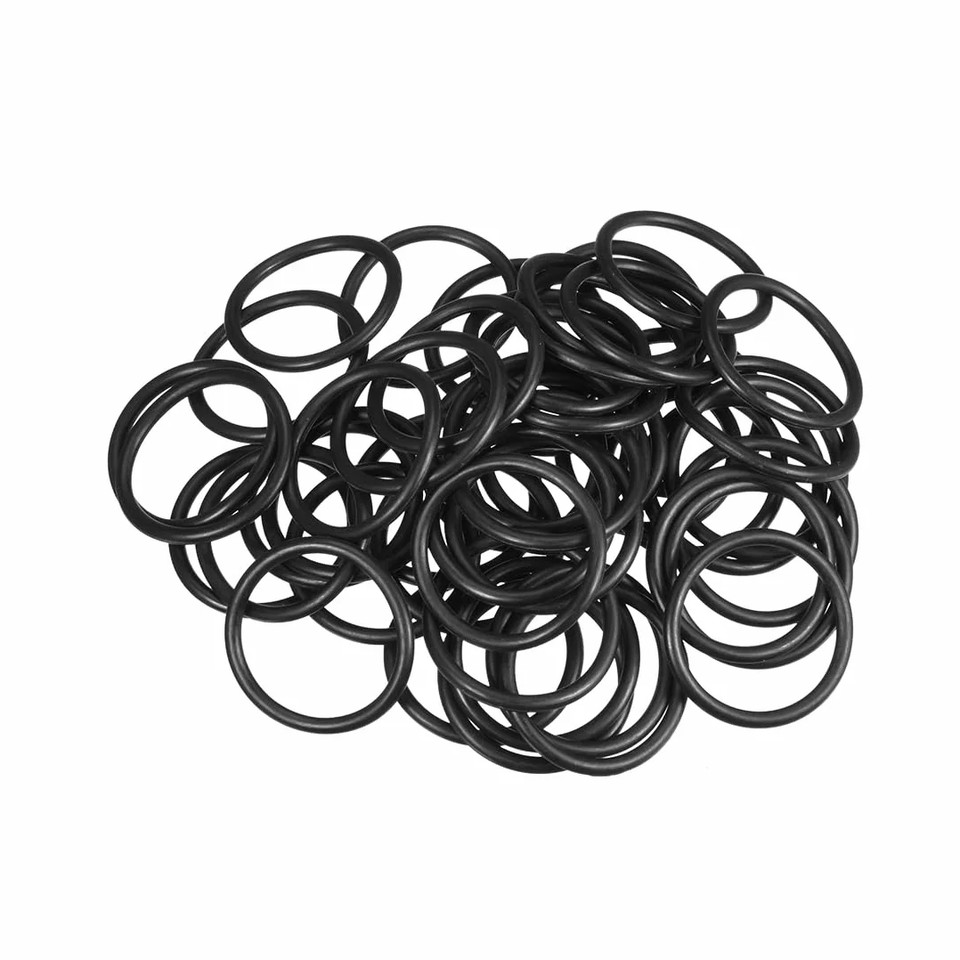 sourcing map Guma nitrylowa O-ringi 32 mm OD 25,8 mm ID 3,1 mm Szerokość metryczna Uszczelka Opakowanie 50 szt