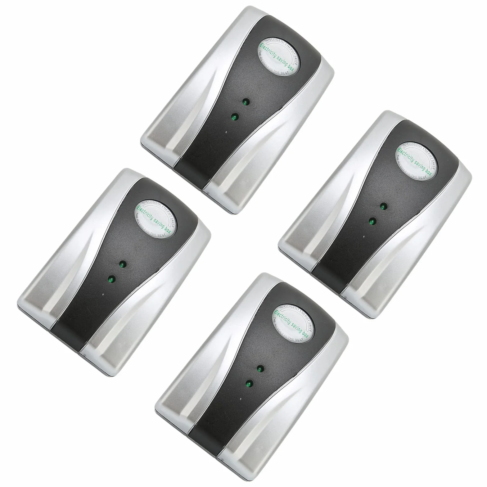 4 szt. Power Saver Energy Saver, 30000 W Smart Electricity Saving Box, AC 90-250 V 30 kW, bezpieczne i niezawodne urządzenie oszczędzające energię, na rynek biurowy
