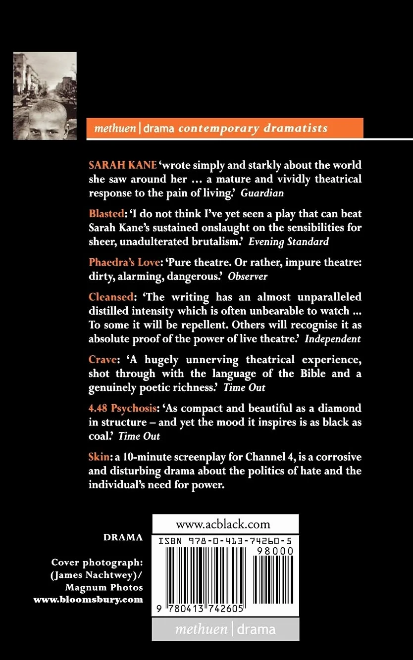 Sarah Kane: Complete Plays: Blasted; Phaedra's Love; Cleansed; Crave; 4.48 Psychosis; Skin