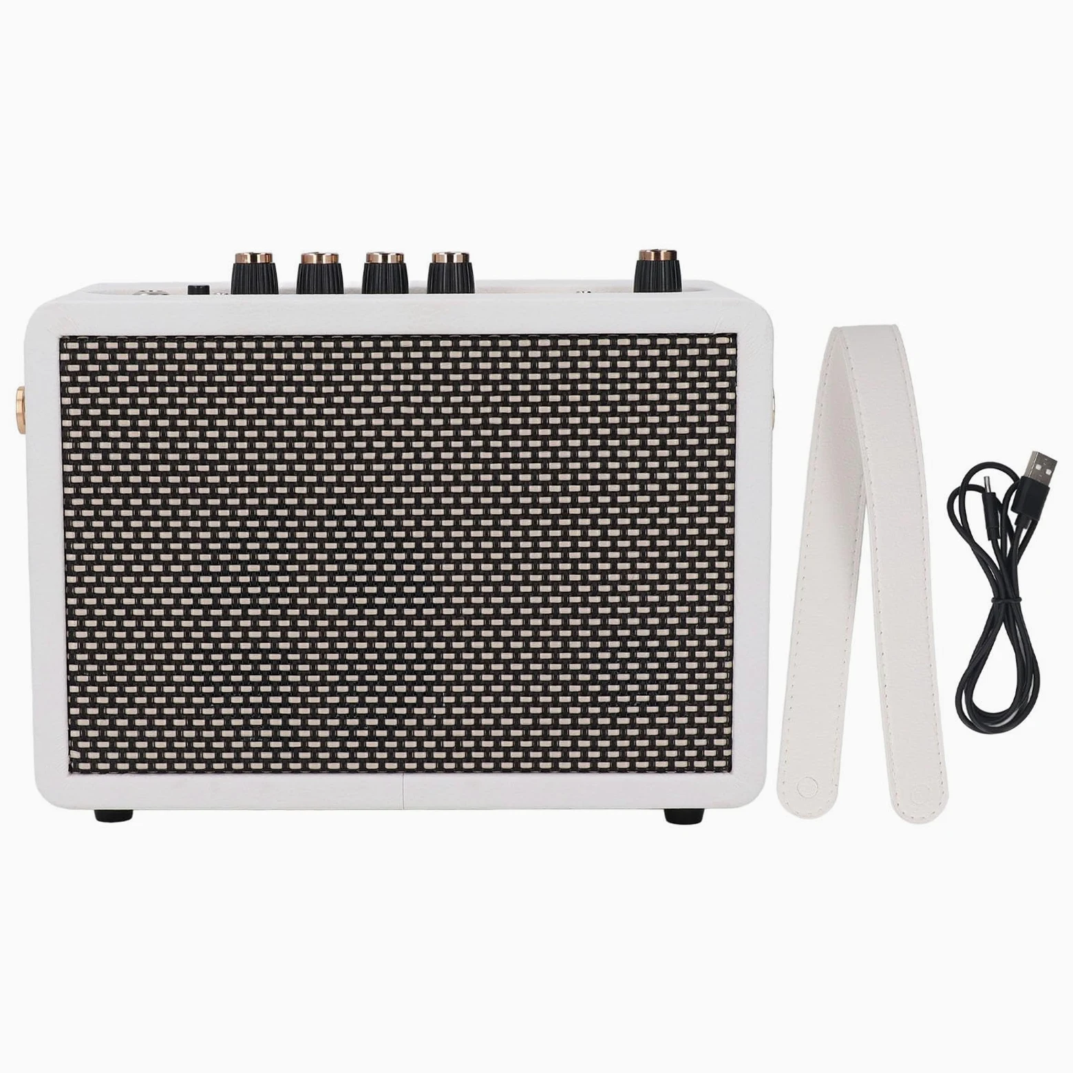 Eujgoov Guitar Practice Speaker z niezależną kontrolą Głośności, Podwójne Kanały 10W Wzmacniacz Elektrycznego Wzmacniacza Gitarowego