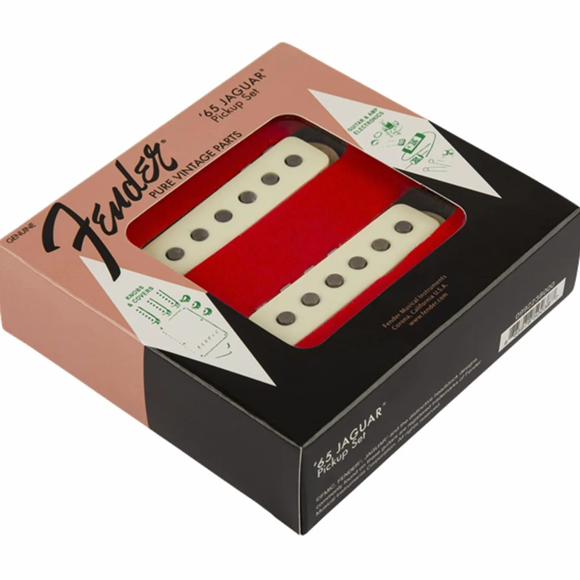 Fender Pure Vintage '65 Jaguar® zestaw do pickupów, styl vintage, biały (2)